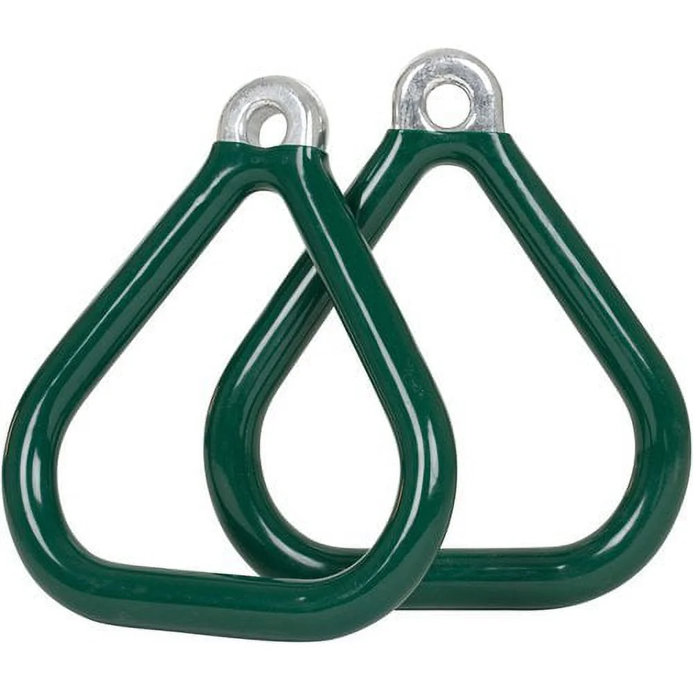 Swing Set Stuff Inc. Commercial Coated Triangle Trapeze Rings (Yellow)