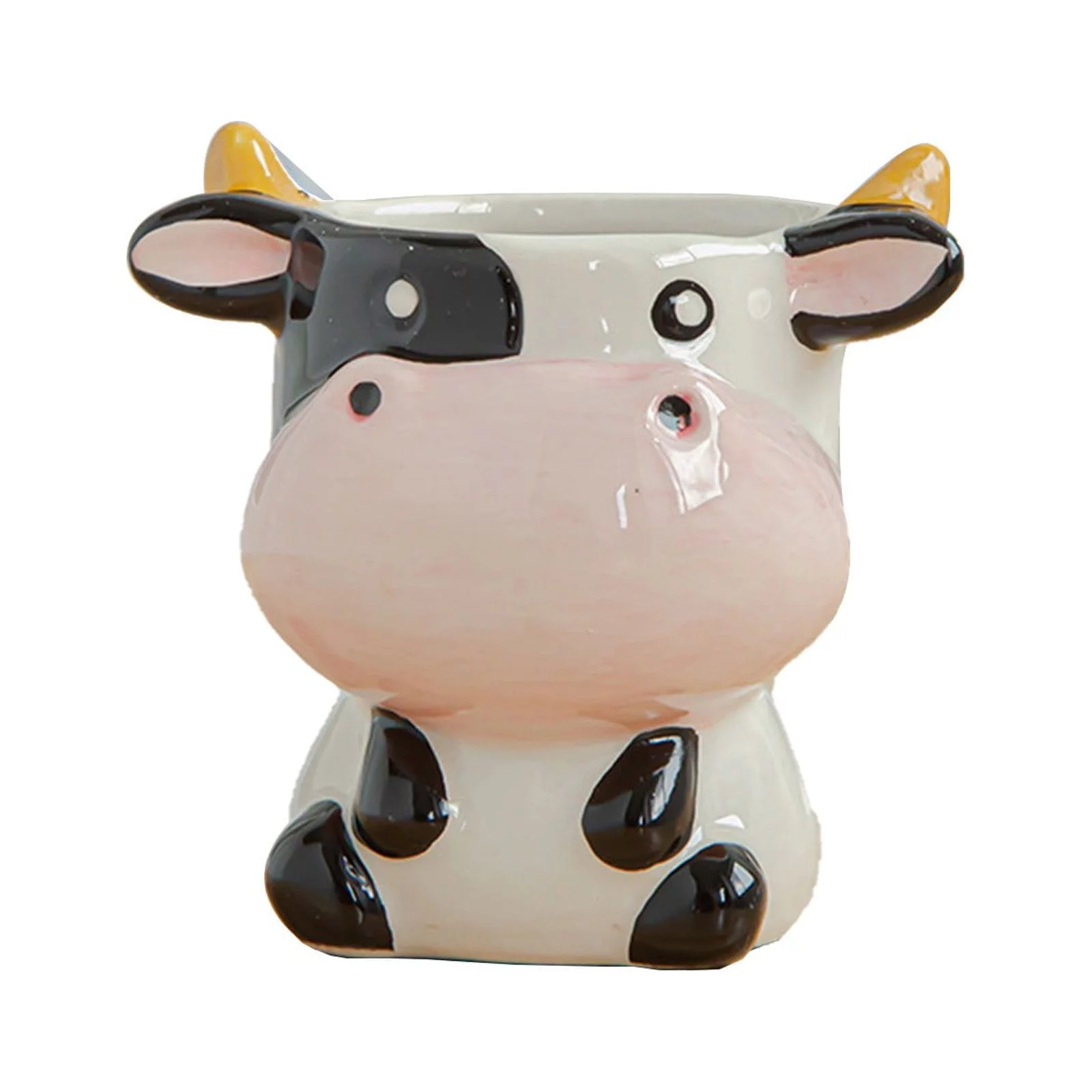 Ceramic Cartoon Flowerpot Simple And Cartoon Fleshy Flowerpot Gardening Potted Plant Fleshy Flowerpot Animal Flowerpot