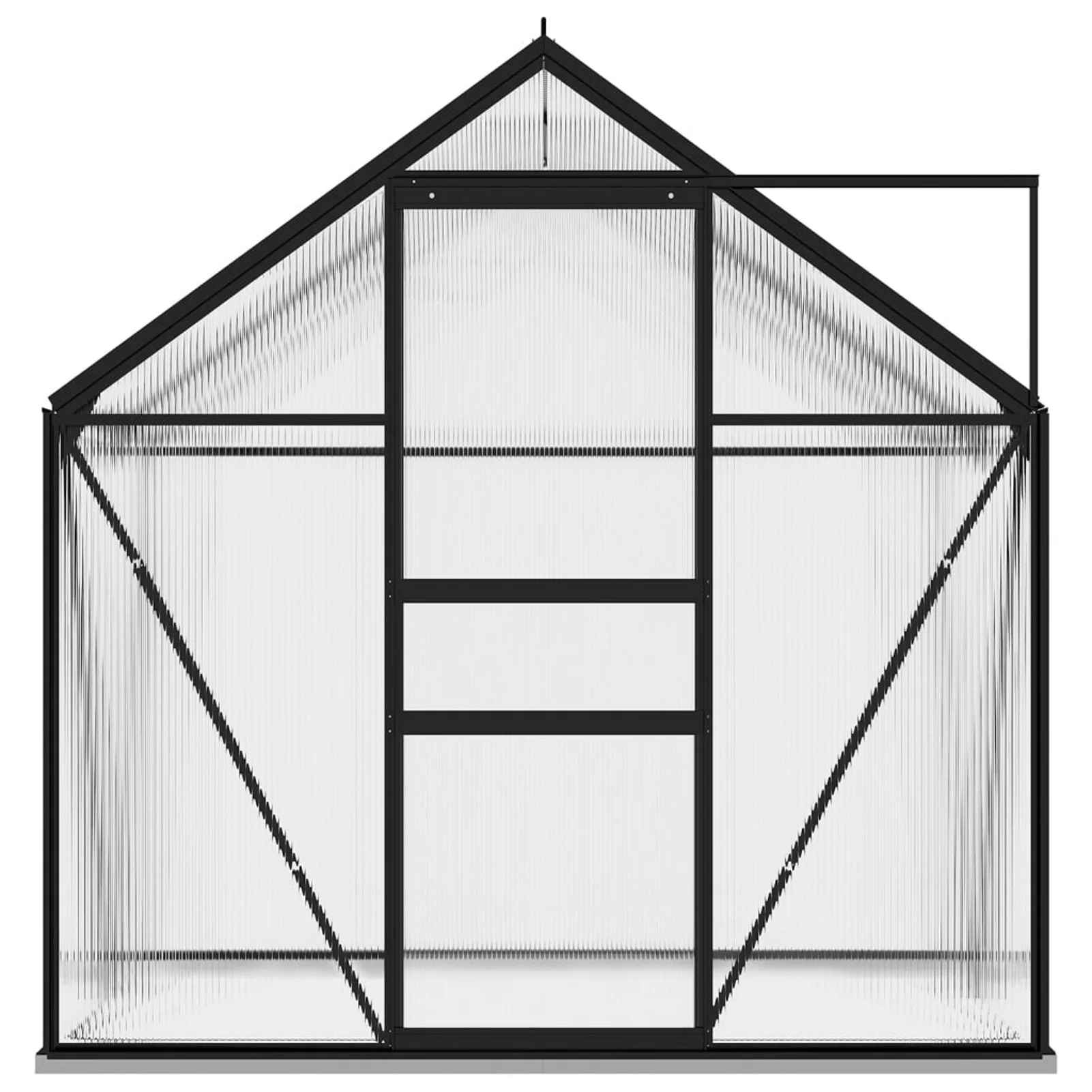 Suzicca Greenhouse Anthracite Aluminum 26.6 ft²