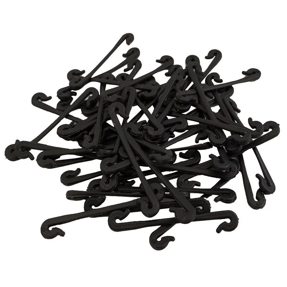 50pcs Grape Vines Tied Buckles Plastic Plant Stolons Fixed Lashing Hook Stems Strapping Clips for Garden Greenhouse