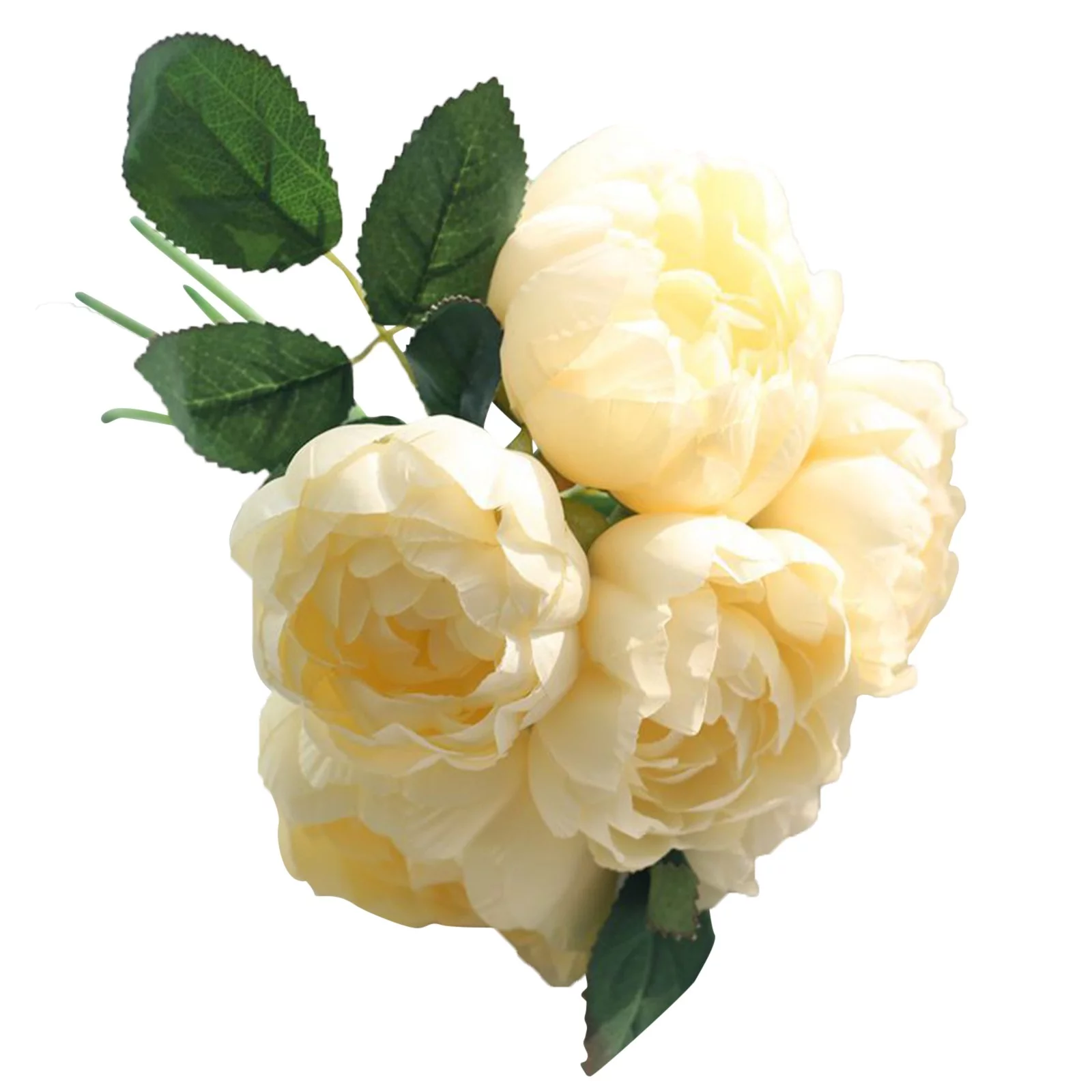 Hxroolrp 1 Bouquet 6 Heads Artificial Peony Silk Flower Wedding Party Decor Garden Porch