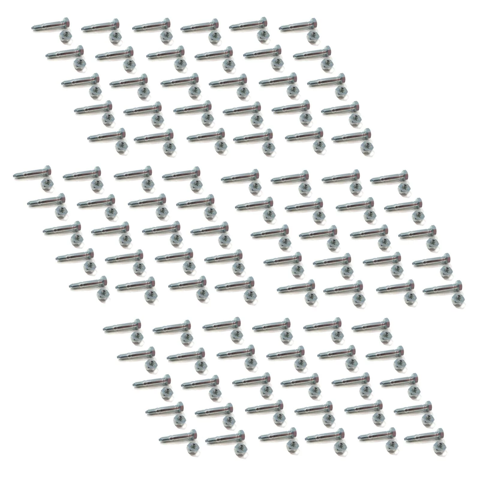 The ROP Shop | (Pack of 100) Shear Pin Bolt & Nut For Ariens - Gravely 53200500 Snow Blower