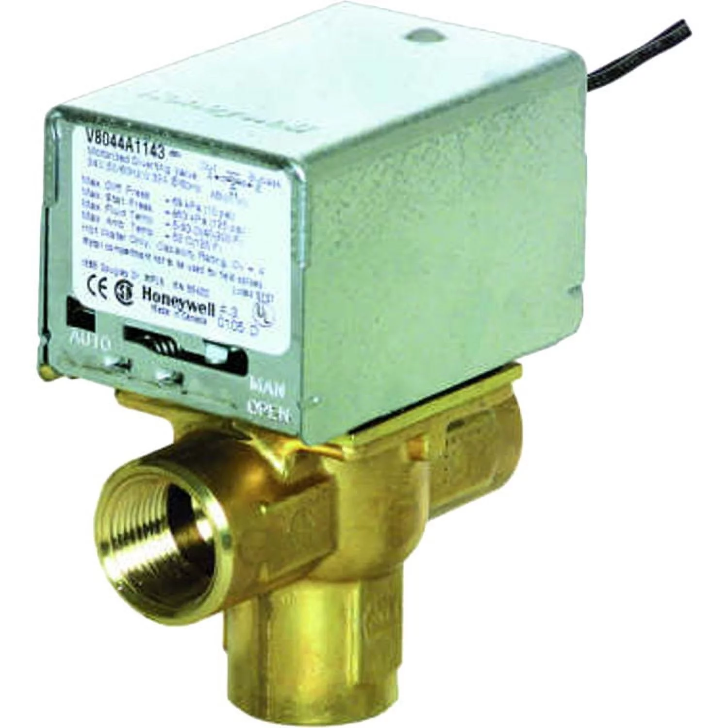 Honeywell V8044A1143 24V 3/4 NPT N.C. Zone Valve.