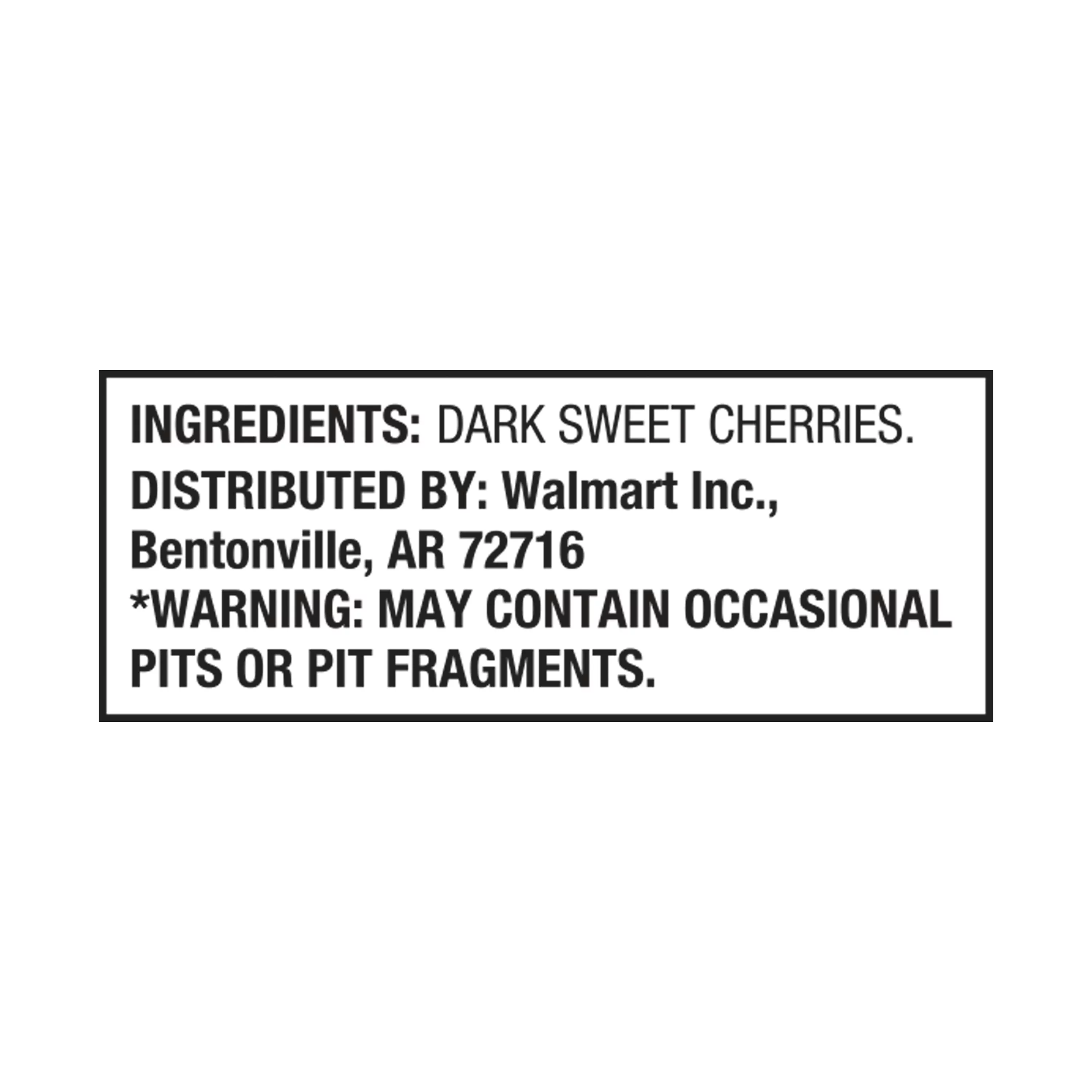 Great Value Pitted Dark Sweet Cherries, 16 oz (Frozen)