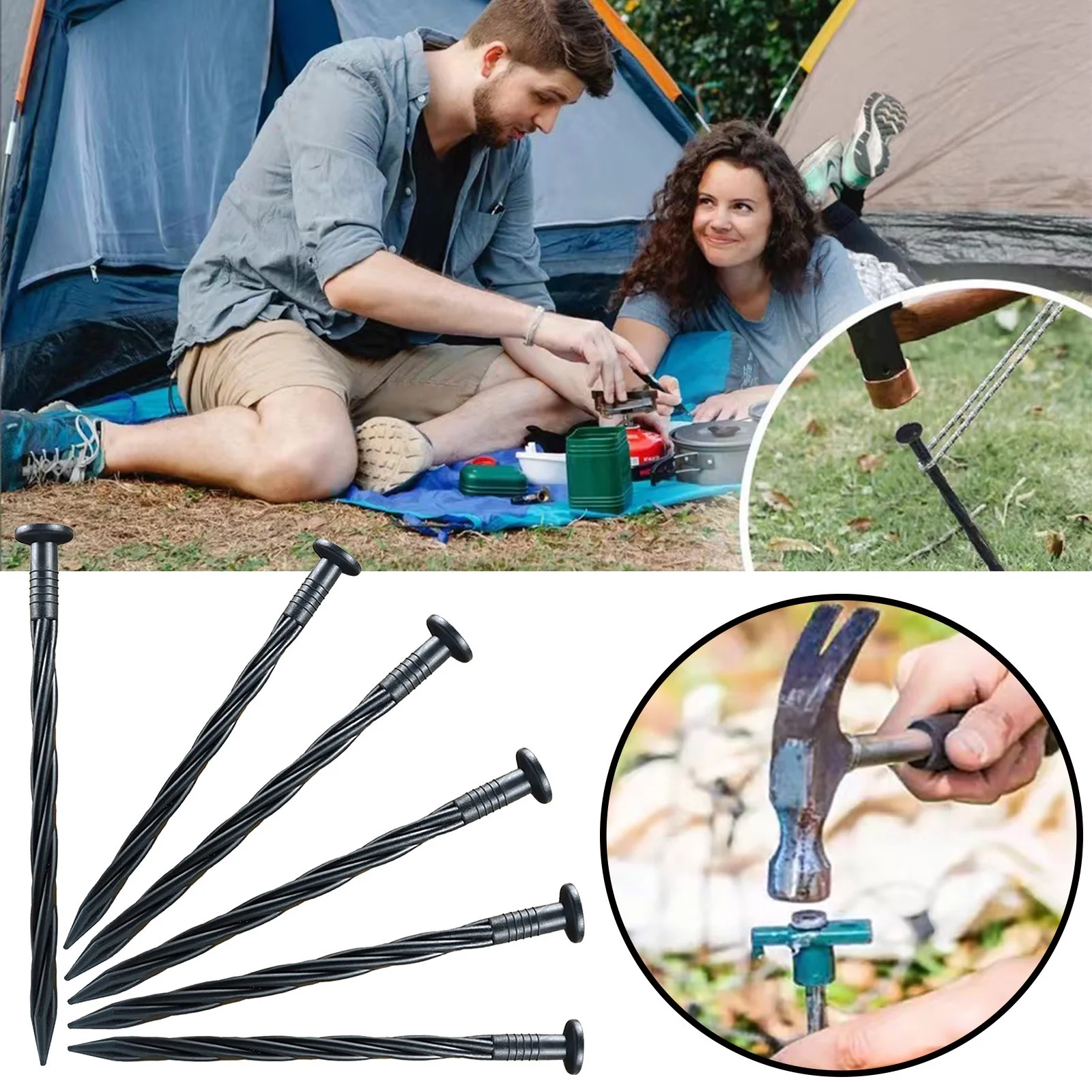 8 Inch Edging Nails Edging Pile Screw Nylon Yard Garden Nails Glass Tile Drill Bits 1/4 Carbide Drill Bit Set Brocas Para Metal Profesionales Glass Hole Saw Drill Bit 1 3/8 Catch Cover Bead