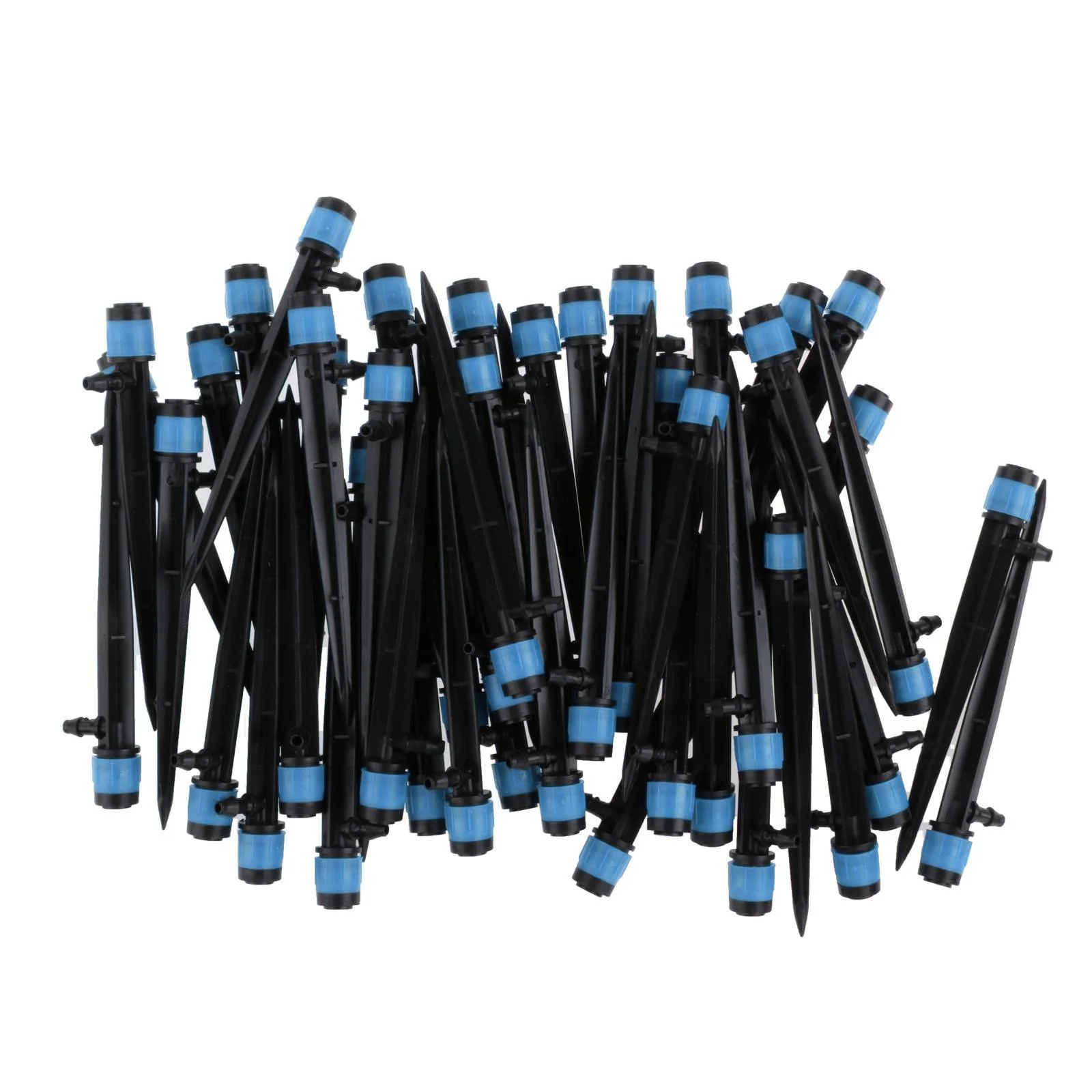 50 Degree Irrigation dripper Irrigation System Round Watering Sprinkler 4/7mm Tube PE Pipe Drip Emitters for Flower Beds Garden Blue