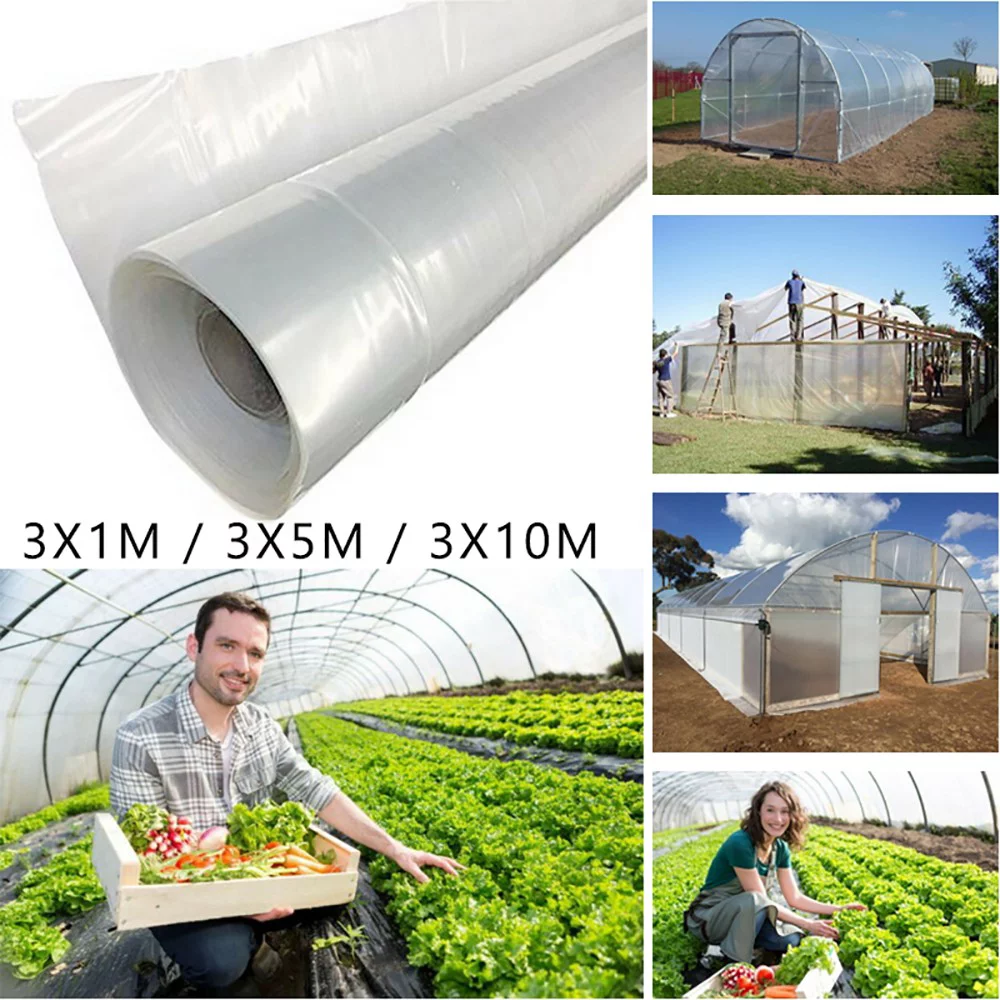 Greenhouse Growhouse Plastic Clear Film Polytunnel Poly Hot House Cover