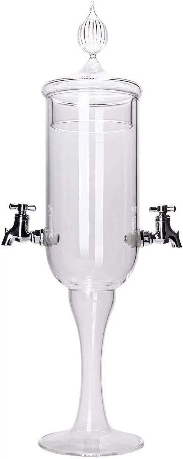 Absinthe Fountain Petite | Mouthblown Glass | 2 Spouts | Easy Handling