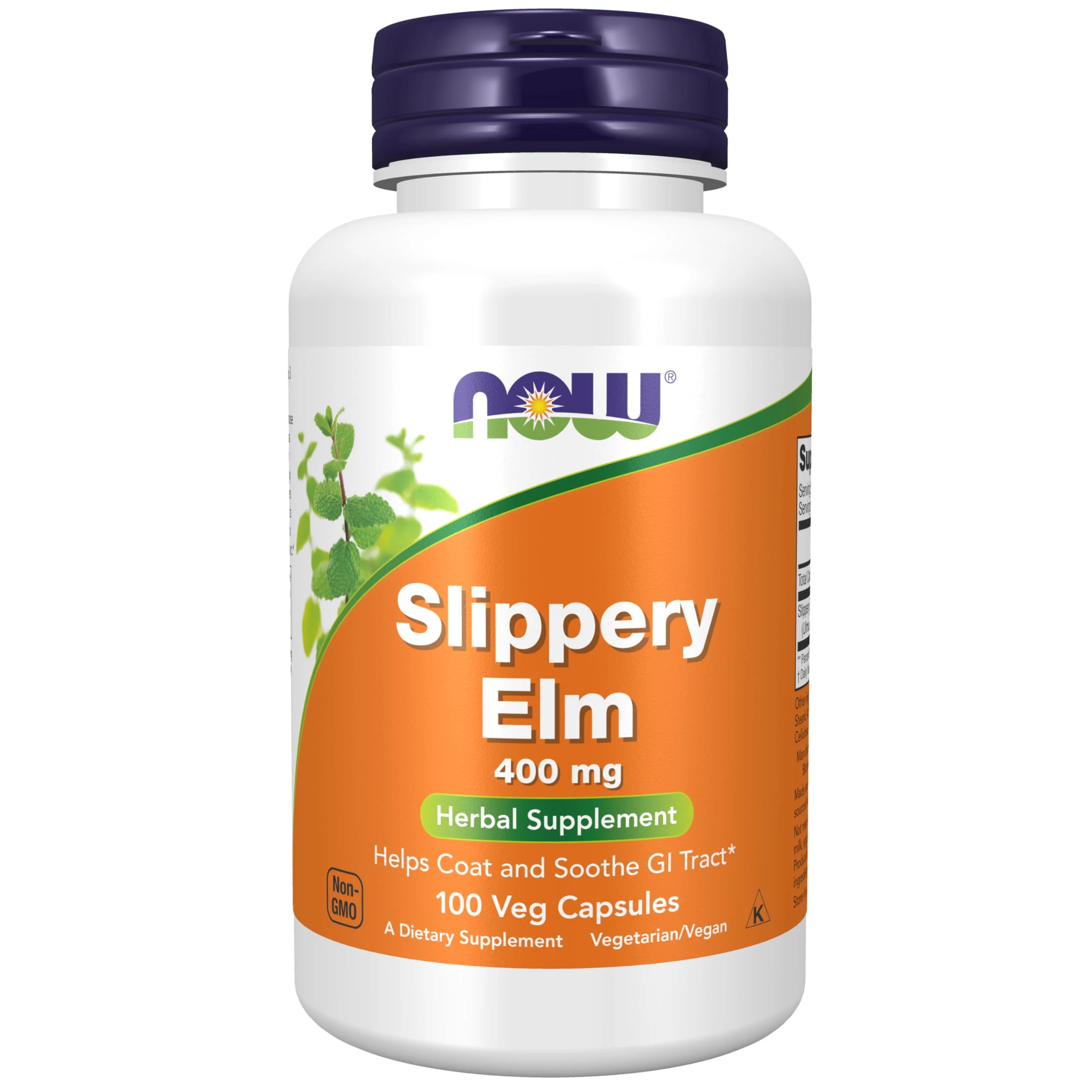 Slippery Elm 400Mg 100 Capsules