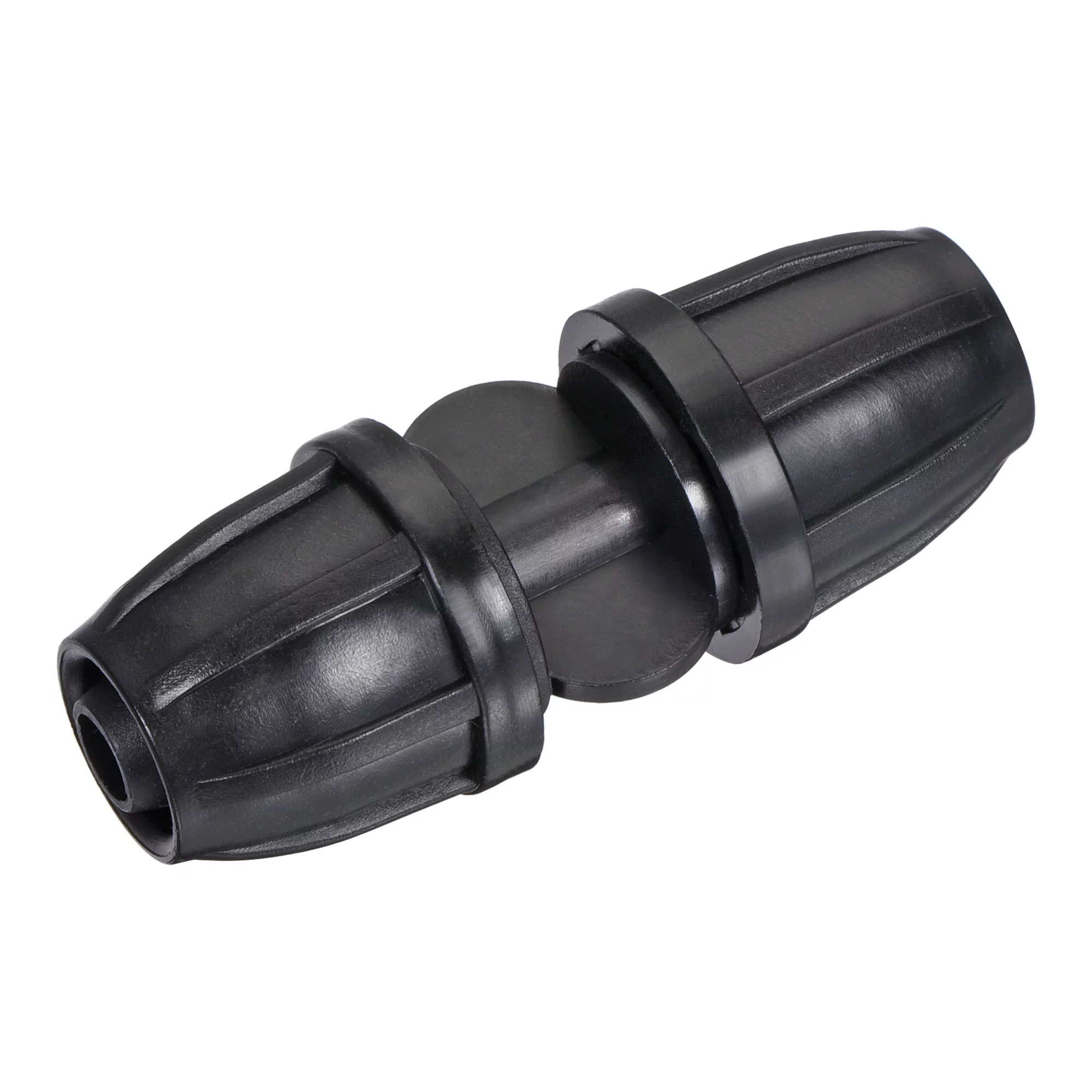 Uxcell Drip Irrigation Straight Barbed Fitting 8mm/11mm Tubing Black 8 Pack