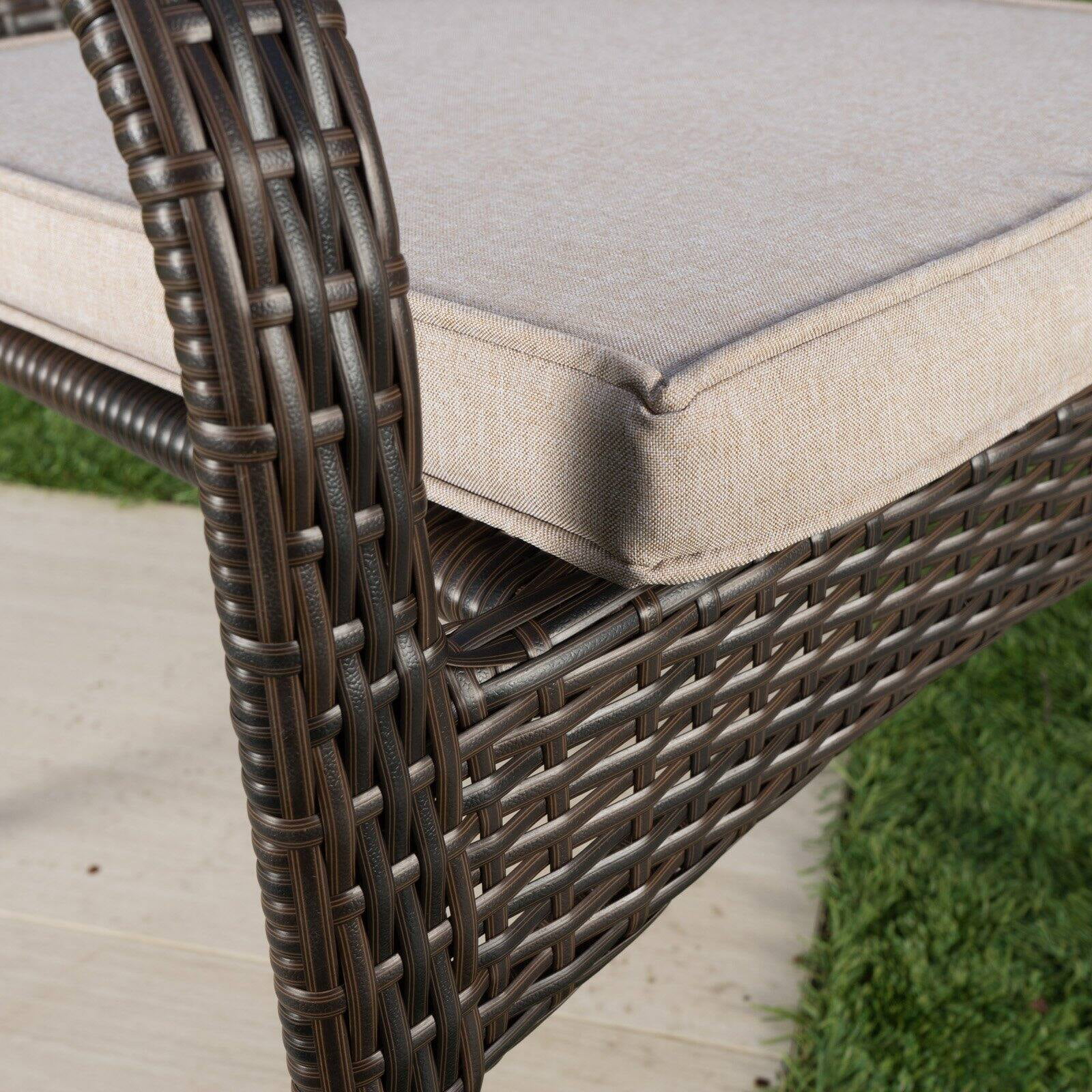 Solomon Wicker Stacking Chairs - Set of 4