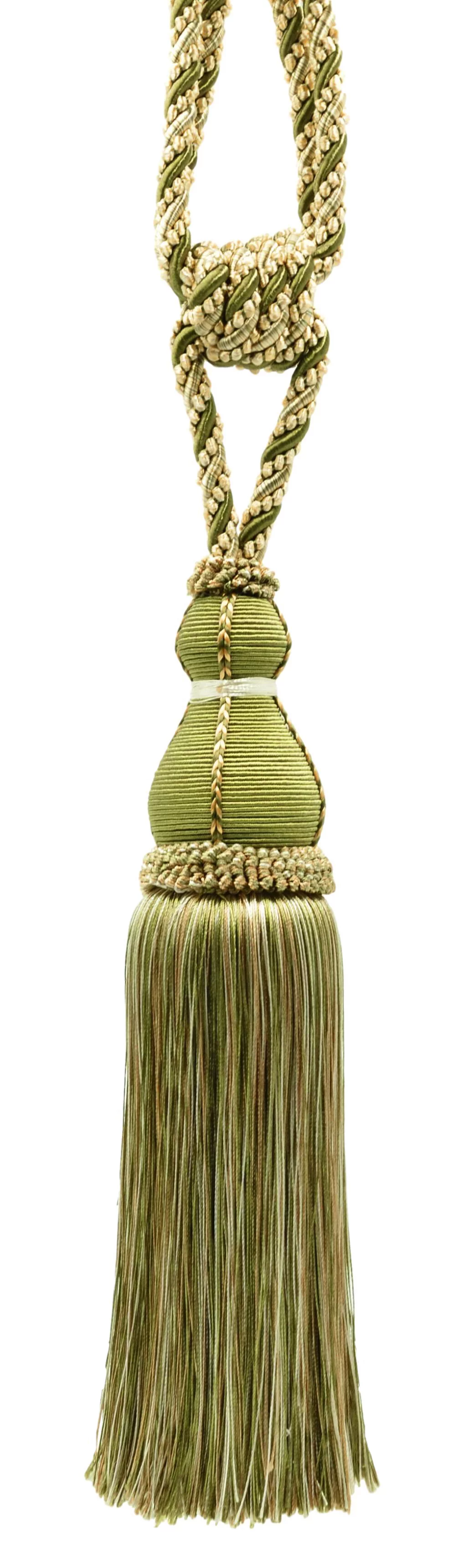 Noblesse Collection Large Elegant Curtain & Drapery Tassel Tieback, Tassel Length 12