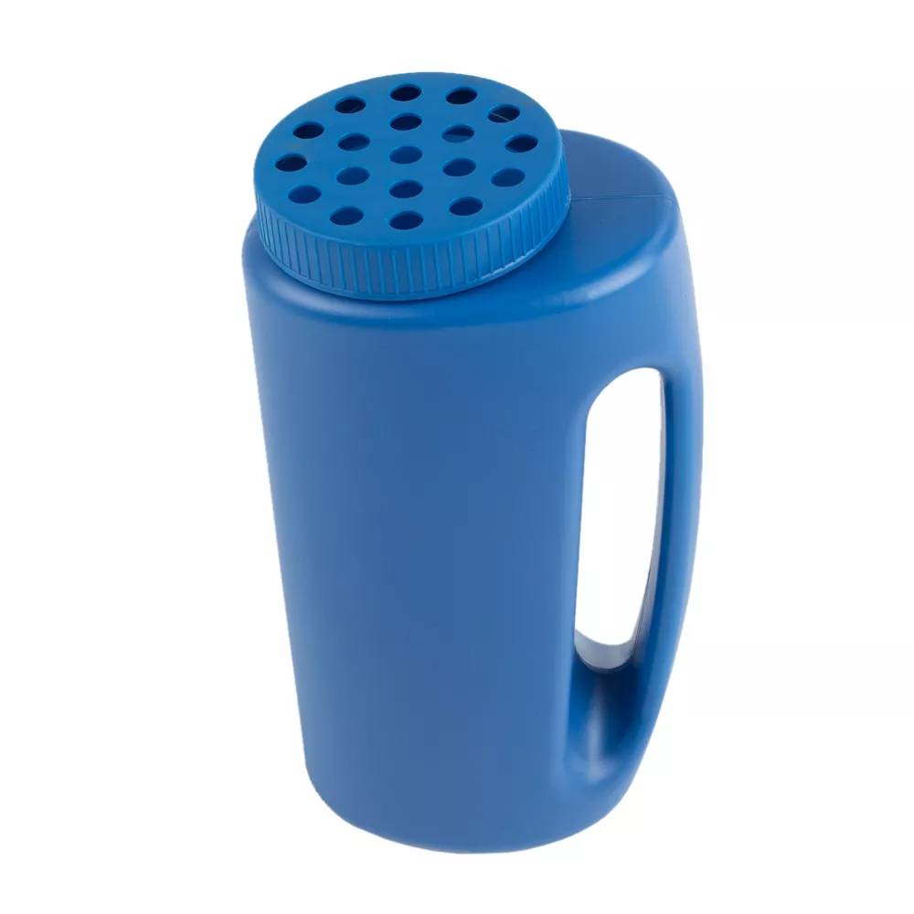 LYP Handheld Salt, Seed, and Fertilizer Spreader for Lawns, Gardens, and Yards - Blue