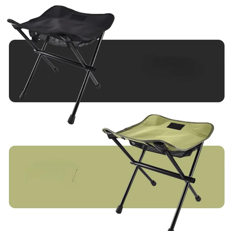 Lightweight  Durable High-Quality Outdoor Folding Chair with Carry Bag - Portable Aluminum Foldable Seat for Fishing  Camping  and Outdoor Activities