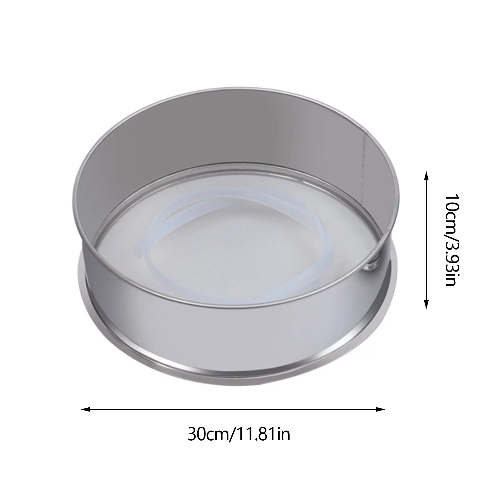 Miumaeov Automatic Sieve Shaker 50W 110V Electric Flour Sifter Vibrating Sieve Machine 1350N/Min 40-Mesh Sieve + 60-Mesh Sieve