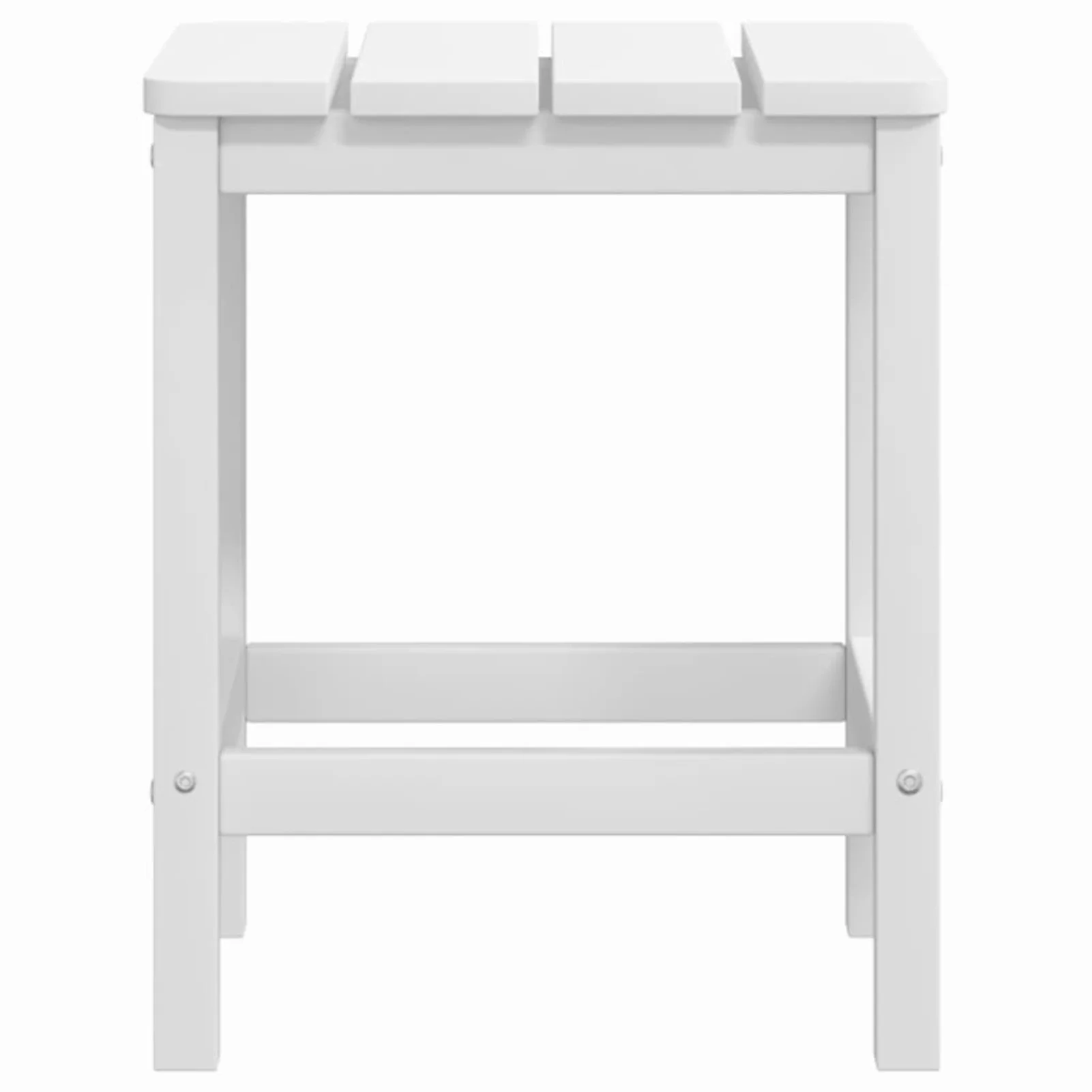 Aibecy Patio Adirondack Table White 15