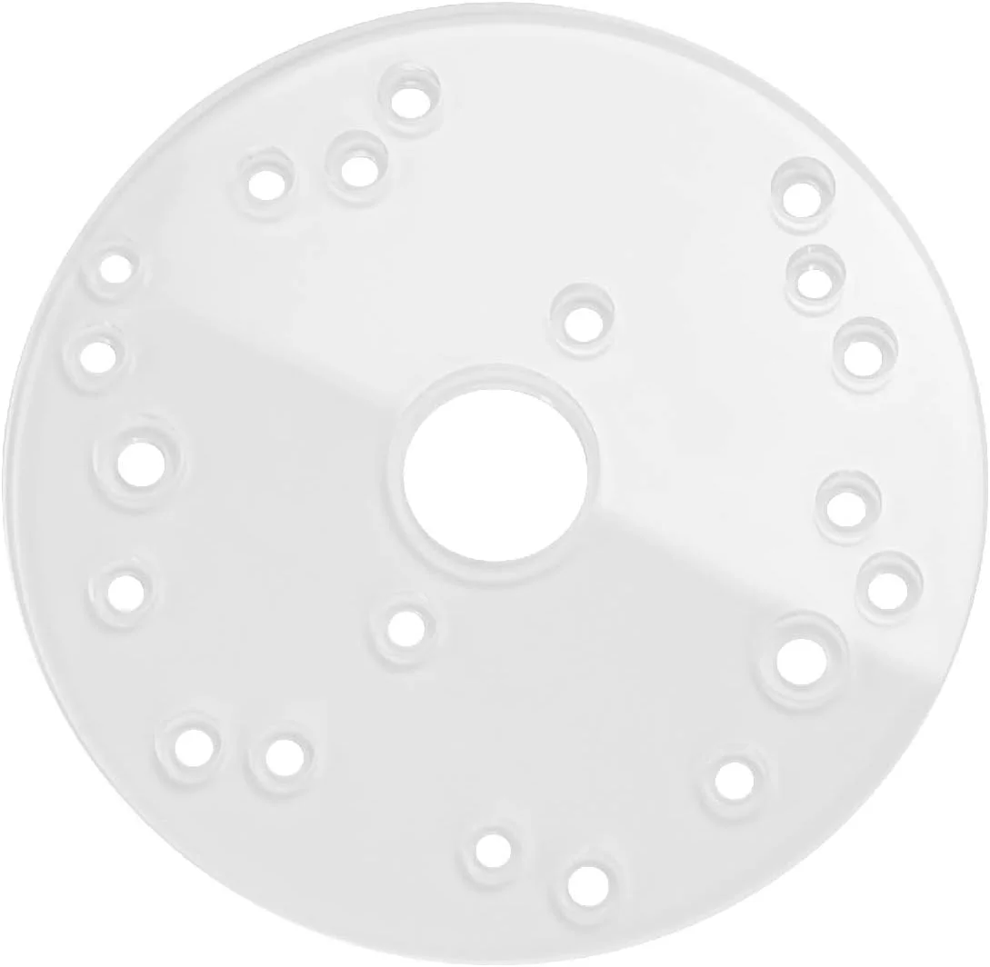 POWERTEC 71022 6-1/2-Inch Router Plate, Fits Porter Cable, Bosch, Craftsman, Dewalt, Hitachi, Makita, Milwaukee, Ryobi