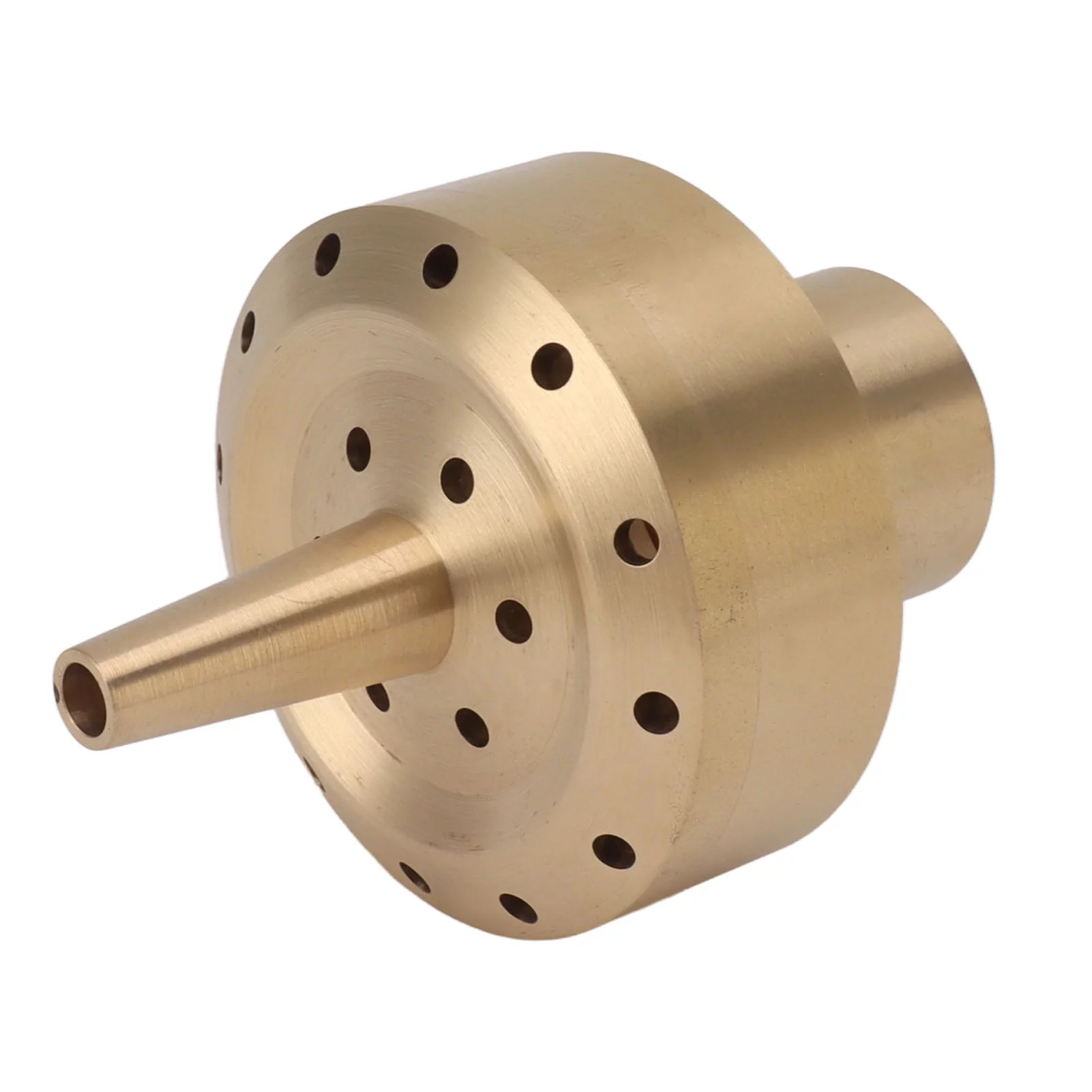 Verdant Touch Column Sprinkler Spray Head Water Fountain Nozzle Brass Fountain Nozzle Column Sprinkler Spray Head for Garden Pond Bring Beautiful Visual Effects G3/4in