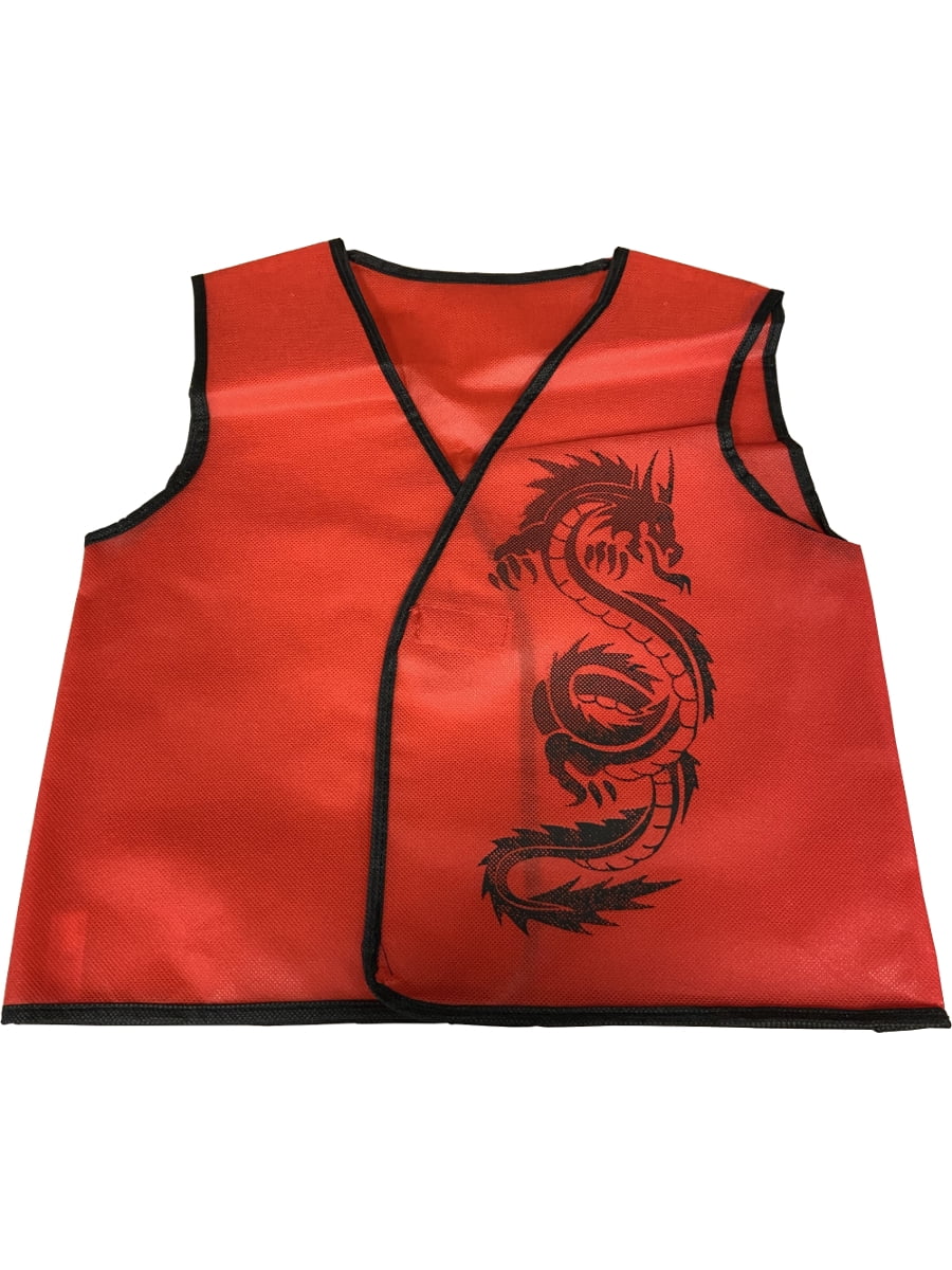 BlockBuster Costumes Child's Red Ninja Vest Costume Accessory