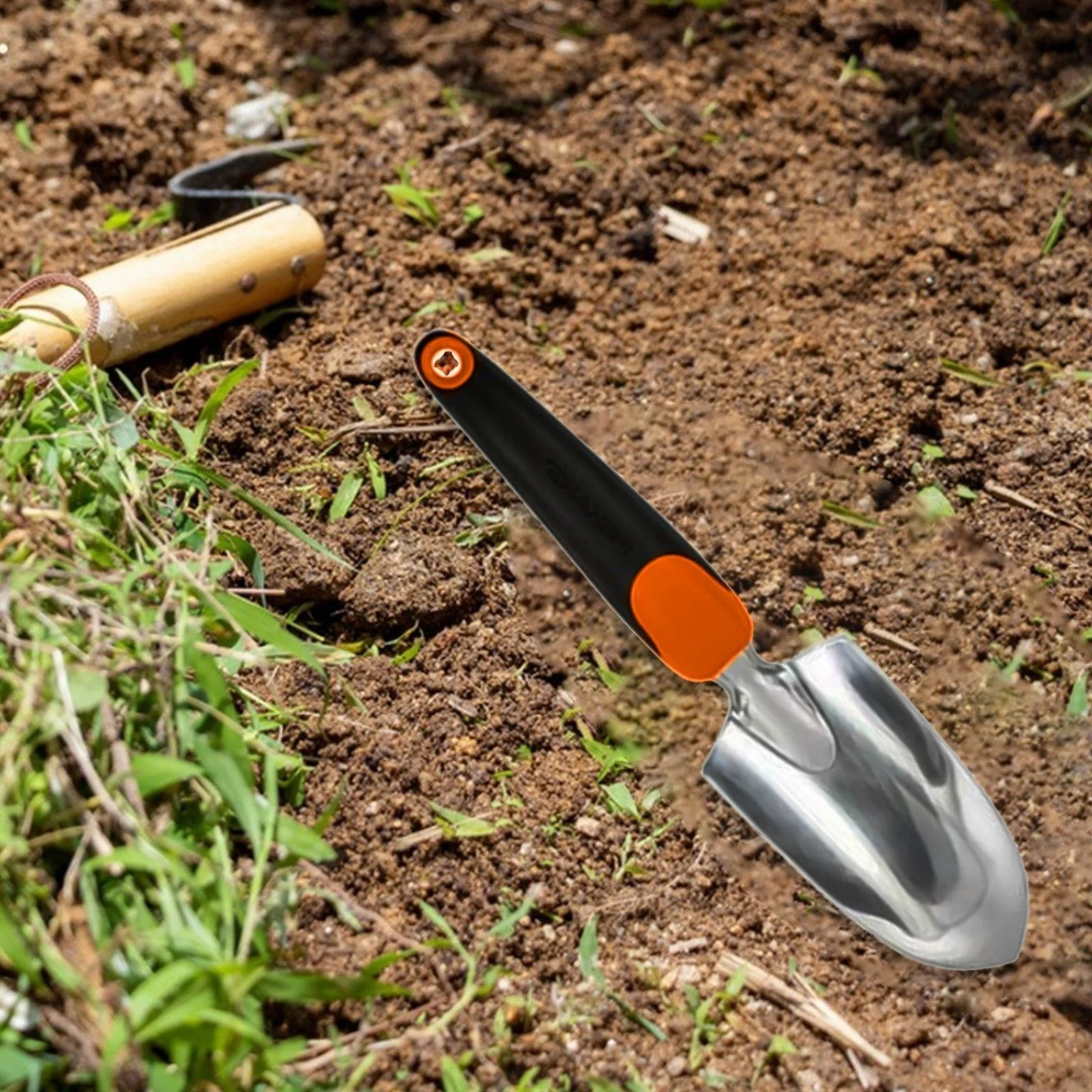 MVNSFEW Agricultural Tool Set Three Piece Aluminum Alloy Garden Tool Set Gardening Tool Set