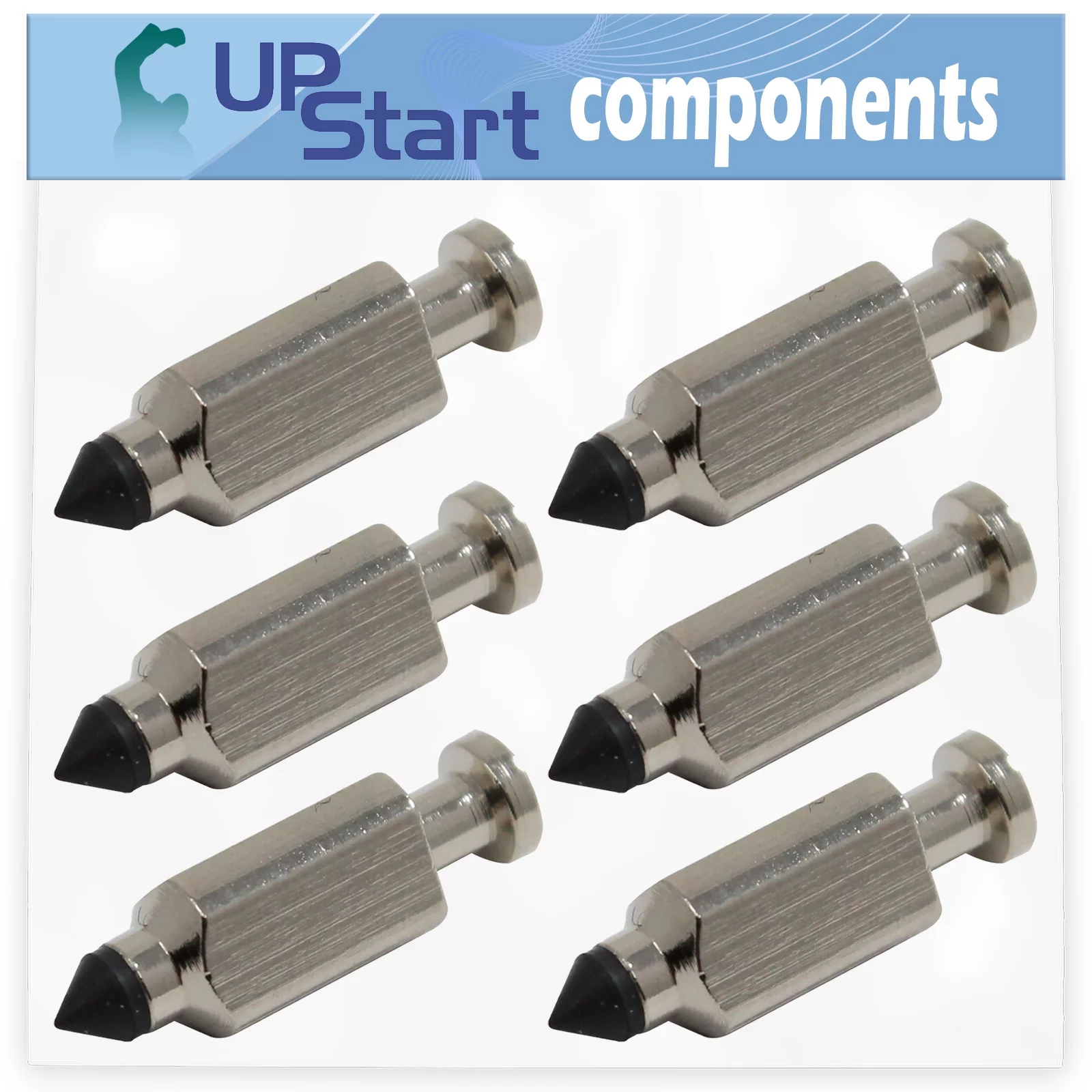 6-Pack 231855S Float Needle Valve Replacement for Toro 74327 (260020000-260999999)(2006) Lawn Tractor - Compatible with 231855 Carburetor Float Valve