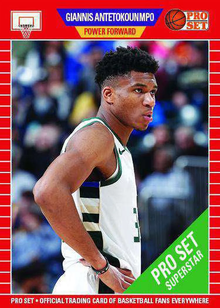 NBA 2021 Pro Set Basketball Giannis Antetokounmpo Trading Card