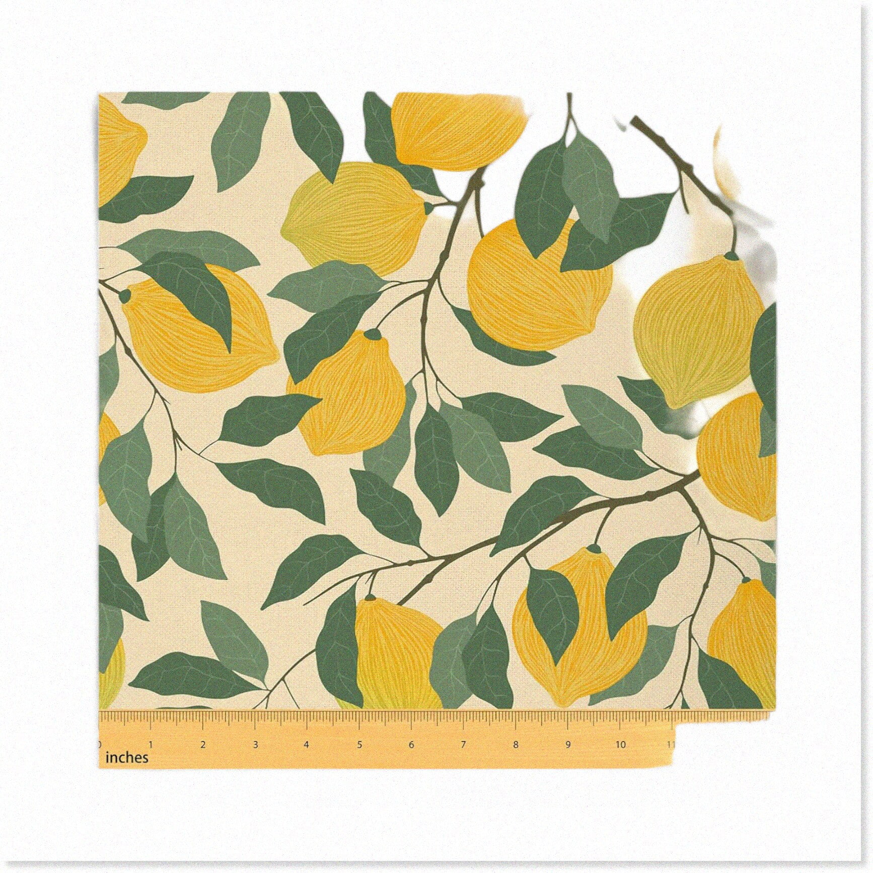 Tropical Lemonade Breeze: Upholstery Fabric for Chairs & Couches. Vibrant Cartoon Lemon Print, Perfect for Summer Vacation Style Decor & DIY Home Projects. Durable Outdoor Fabric by The Yard.