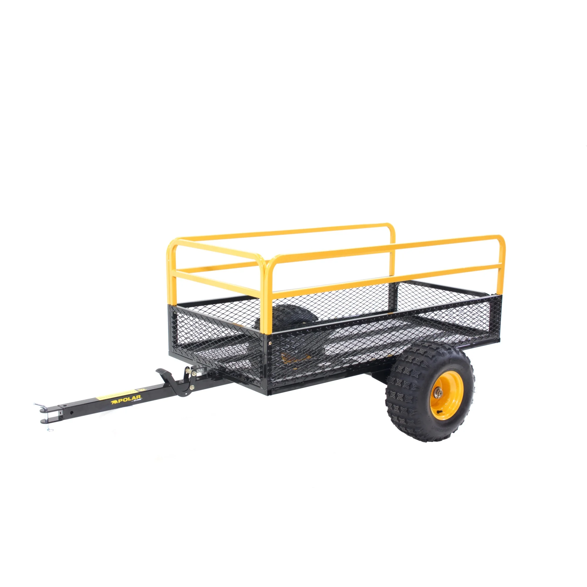 Clam Polar Trailer Utility Trailer, Black/Yellow