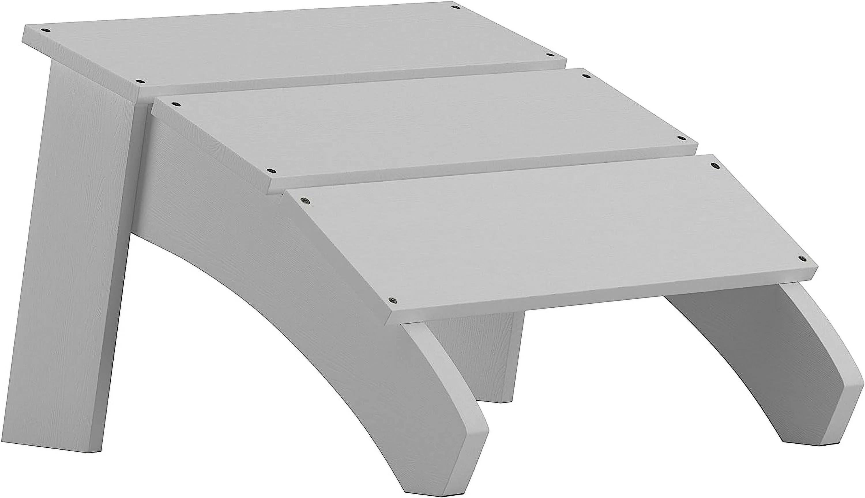 Charlestown Poly Resin Adirondack Chair - Gray - All Weather - Indoor/Outdoor