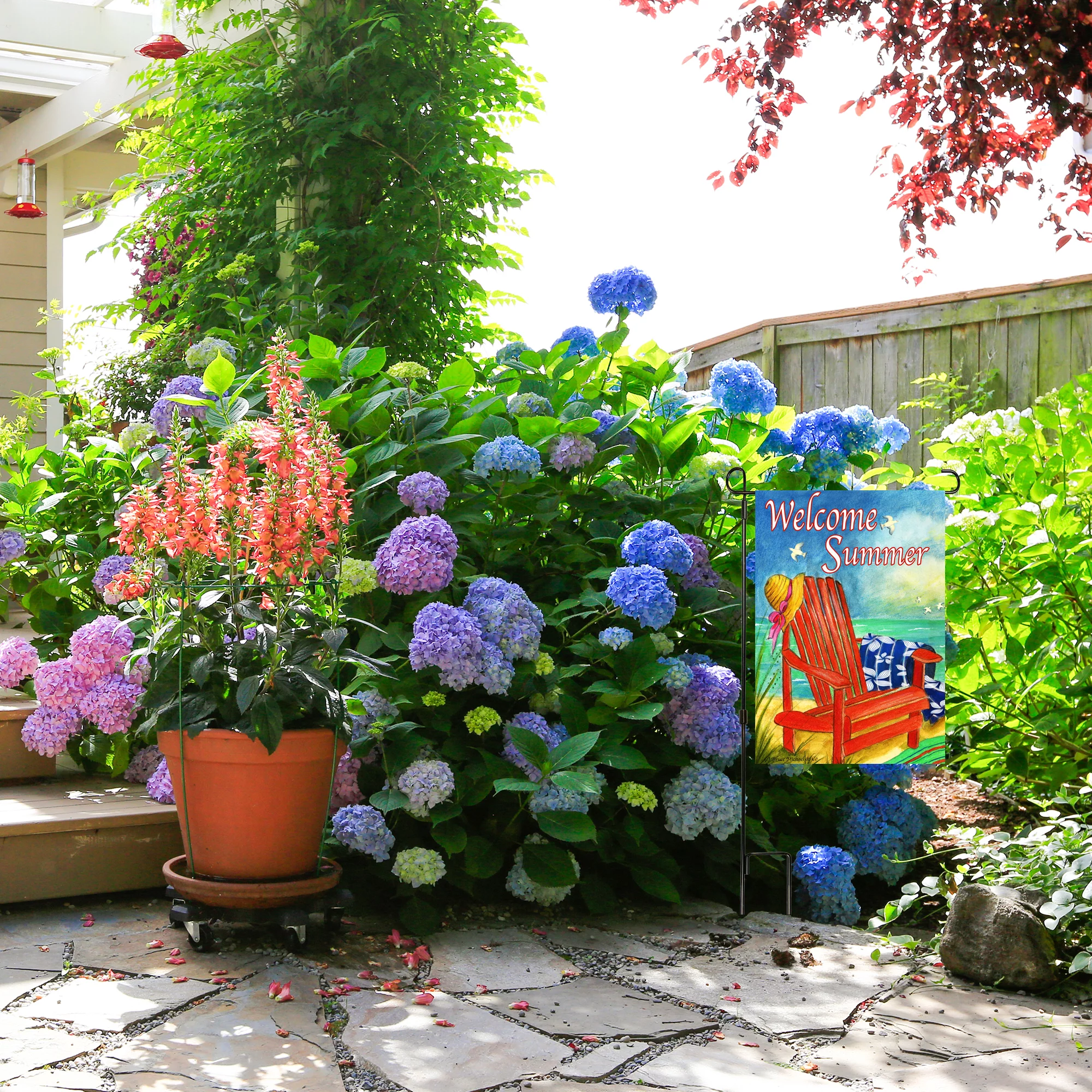 Summer Garden Flag 12