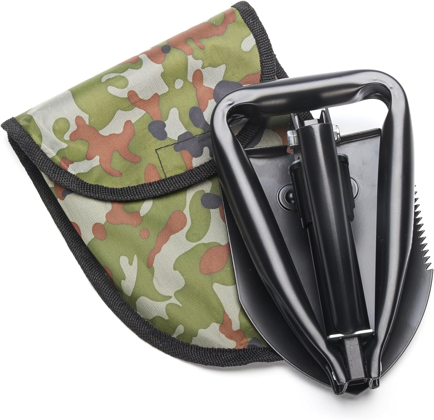 Folding Multi-Tool With Pick Axe Camping Shovel