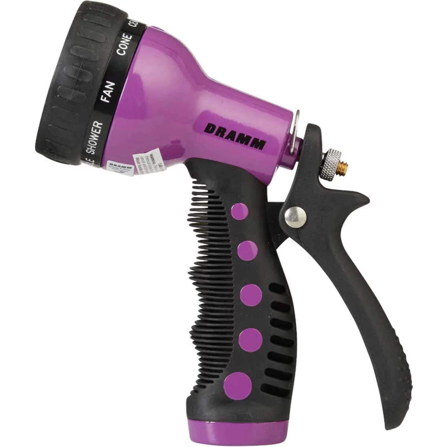Dramm Heavy-Duty Metal 9-Pattern Nozzle, Berry