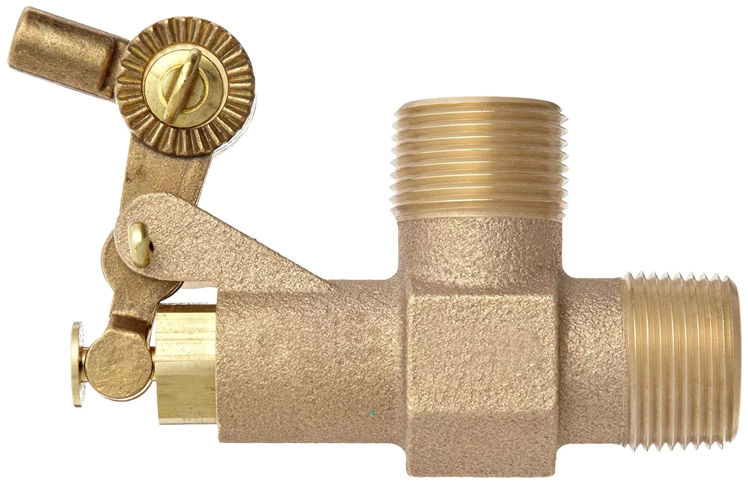 Bob Float Valve,3/8 in.,Pipe,Brass,MNPT R400-3/8