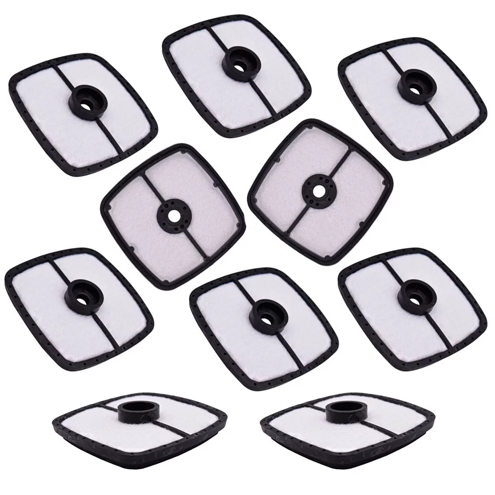 HQRP 10-Pack Air Filter for Echo PB-200 PB-201 PB-250 PB-250LN PB-252 PB-2100 PB-2155 PB-2455 Handheld Leaf Blower / Vacuum