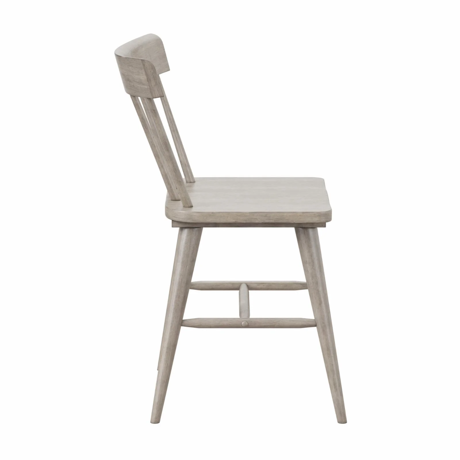 Hillsdale Furniture Emerson Wood Dining Bench Top in Gray Sheesham