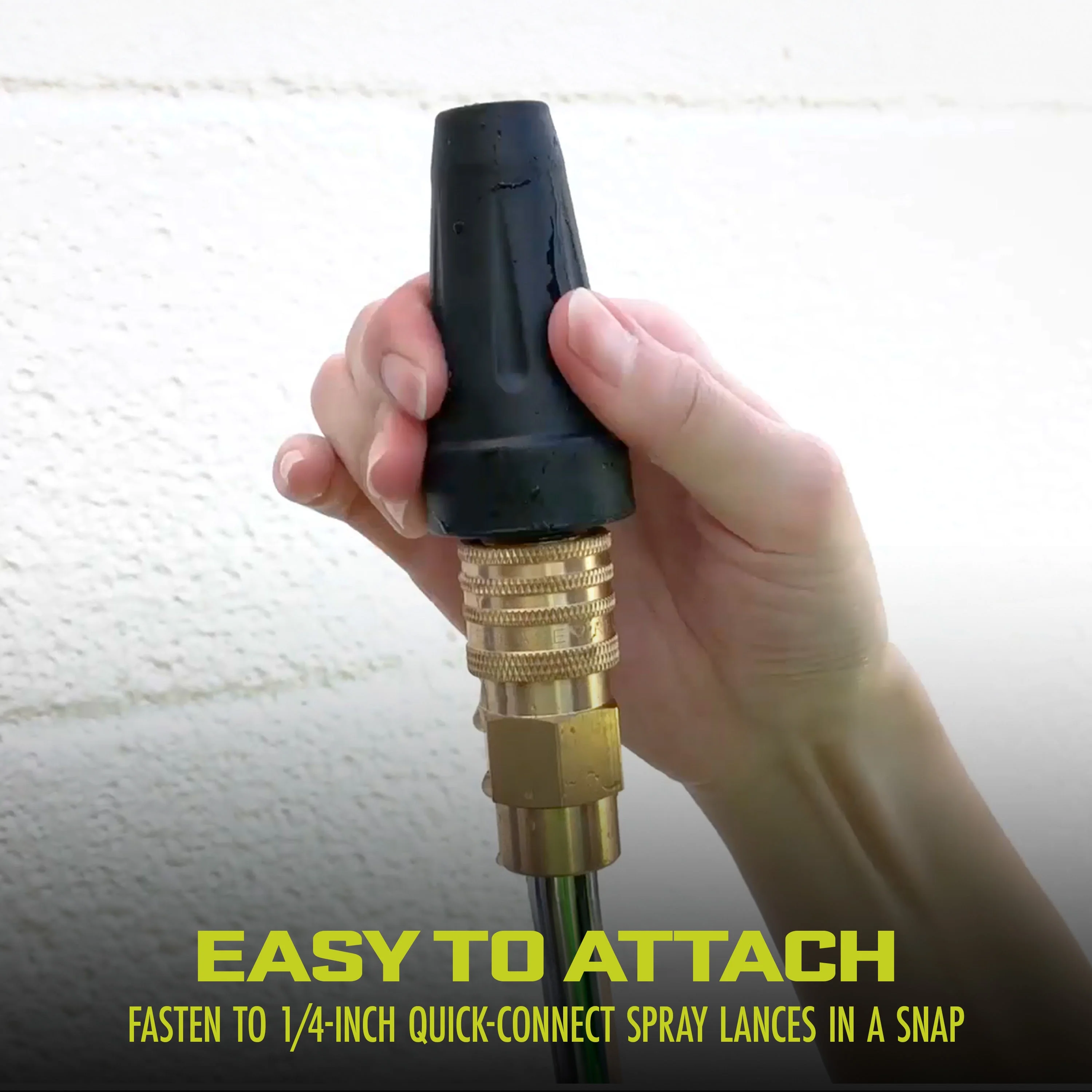 Sun Joe Universal Turbo Head Spray Nozzle Pressure Washer Attachment, 1/4