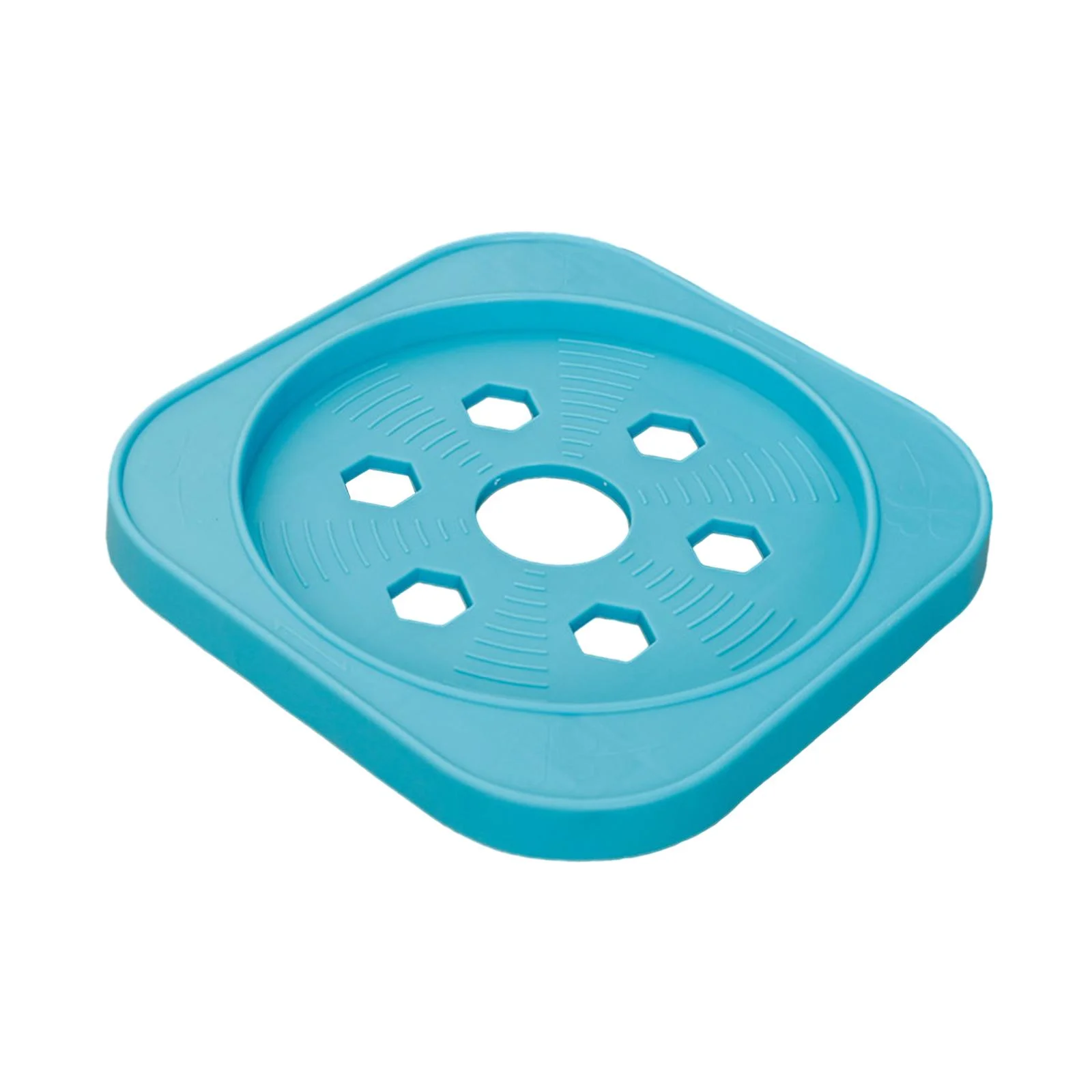 kesoto Plant Stand with Wheels Gas Cylinder Base Pot Holder Durable Strong and Sturdy Wheeled Mobile Bracket Garden Flower Pot Mover blue