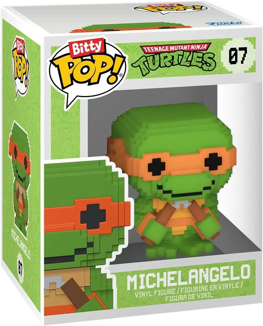 Funko TMNT Bitty POP! Michelangelo Micro Figure (Chase) (No Packaging)