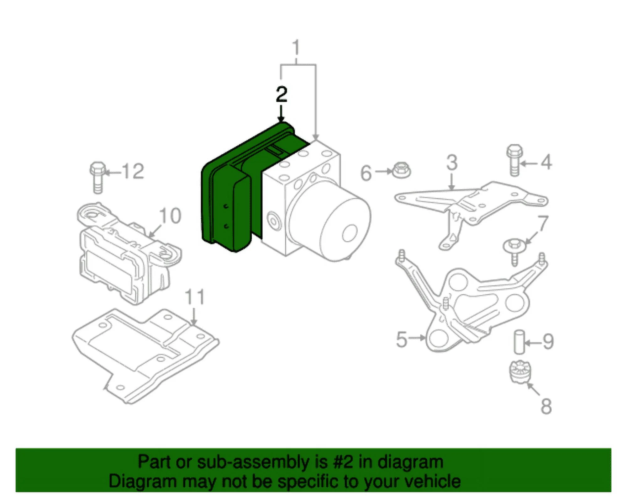 New Genuine BMW Repair Kit Control Unit Dsc (2009-2014) OE 34522460451