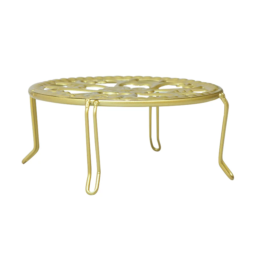 Gongxipen Living Room Plant Pot Rack Iron Flowerpot Stand Tea Table Flowerpot Holder