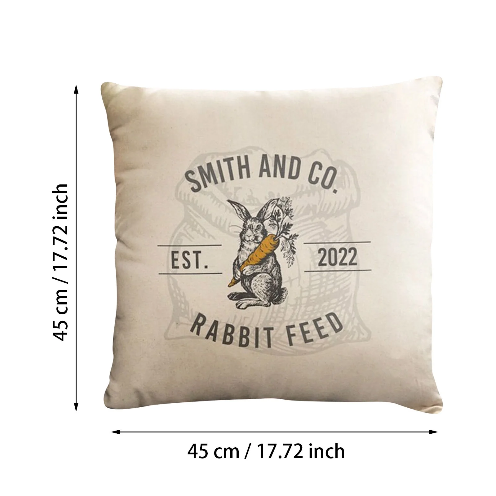 SIfdSeng White Pillow Cases Standard Size Pillowcase Living Room Sofa Bedroom Decoration Pillowcase Pillow Cases Standard Size White Cotton Light Gray Pillow Cases