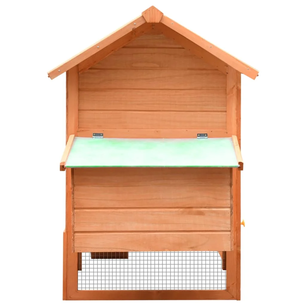 Chicken Cage Solid Pine & Fir Wood 66.9
