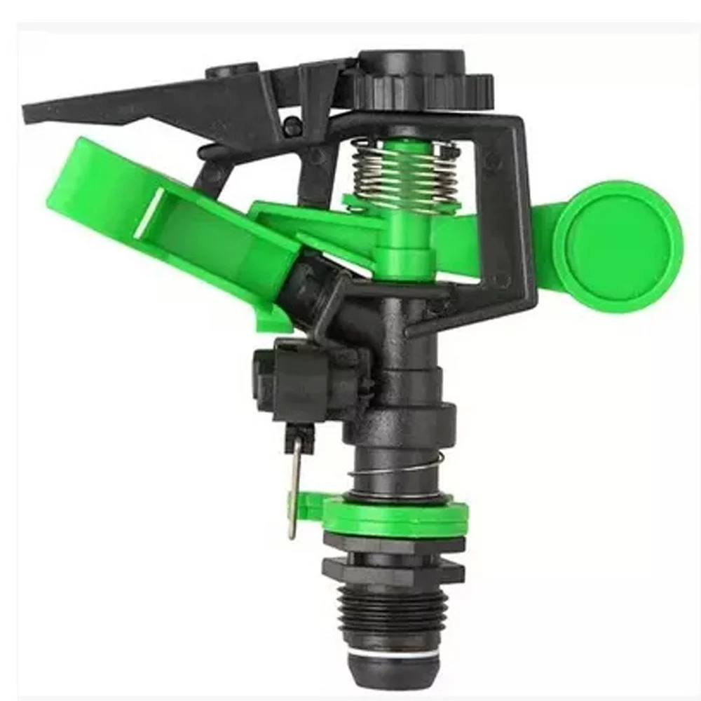 5 Pcs ABS Impact Sprinkler Head Adjustable 0-360 Degree 34Ft-60Ft Spray Distance