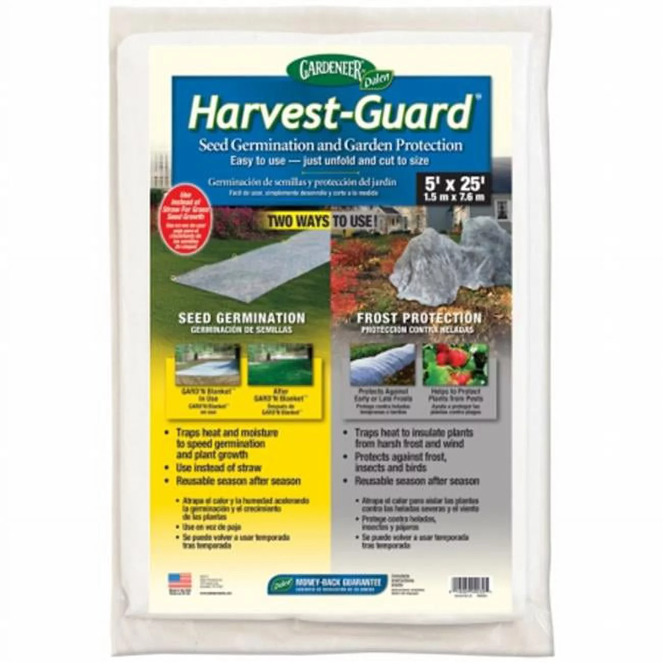 Dalen Products Incorporated  Dalen Harvest Guard 5 in.x25 in. Lawn Seed Germination Blanket