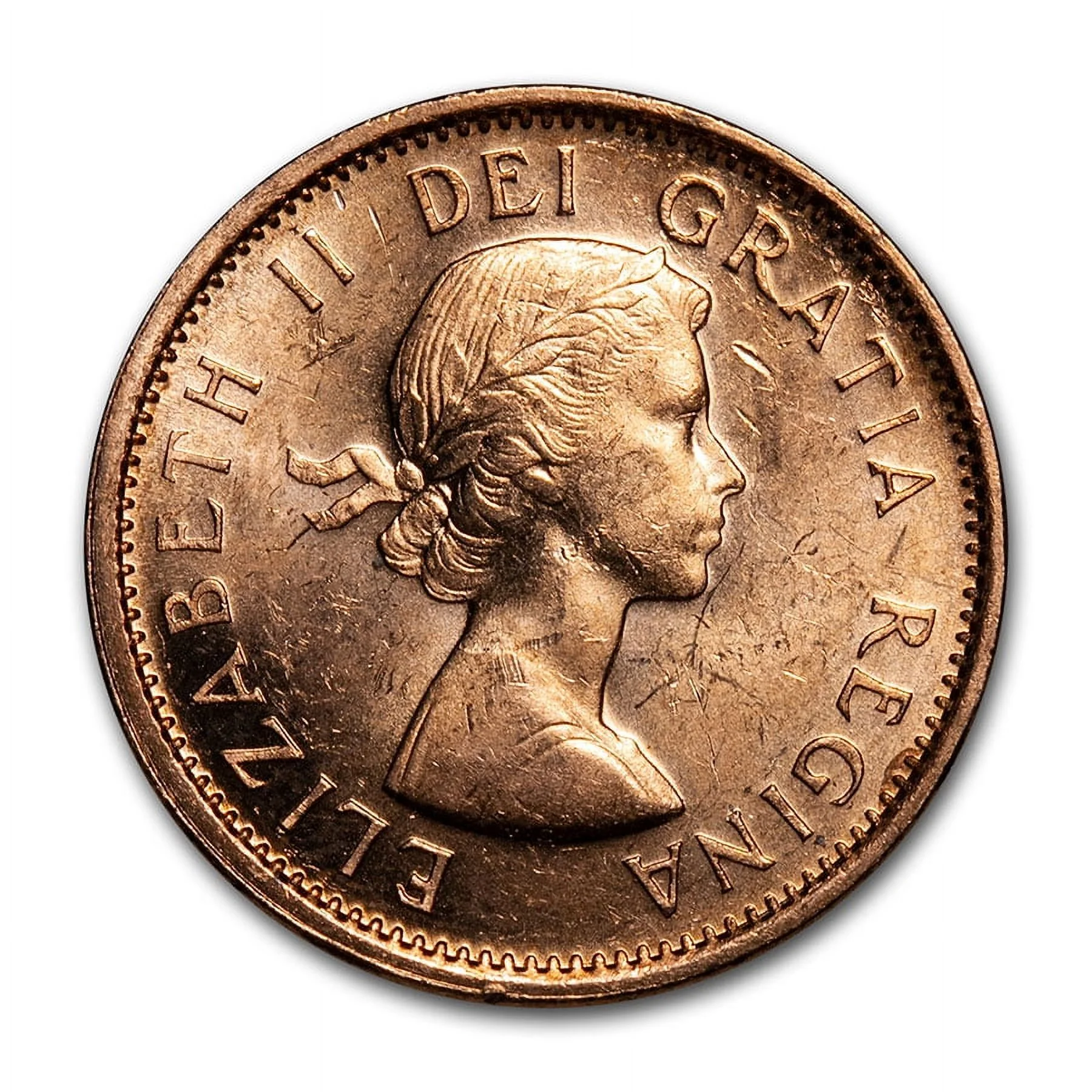 1961 Canada 50-Coin Roll Copper Cents BU (Red)