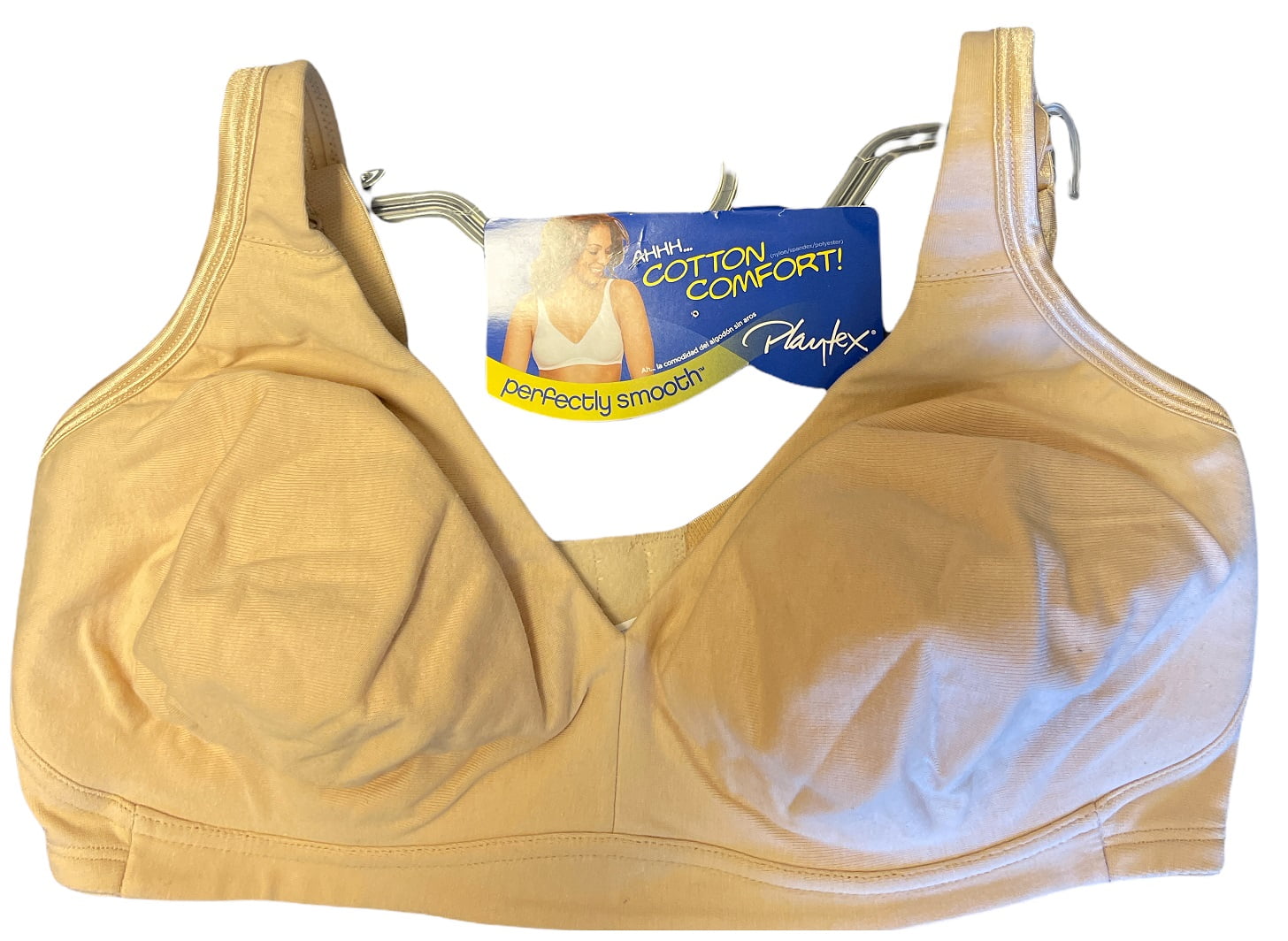 Full Figure All-Over Support Cotton No-Wire Bra, Style T640