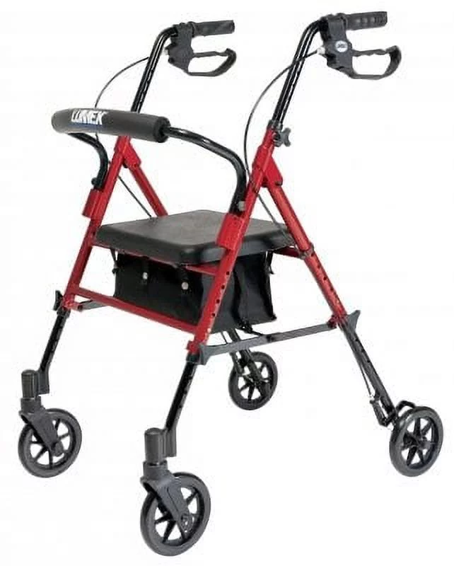 Lumex Set N Go Height Adjustable Rollator, Rj4700R - 1 Ea