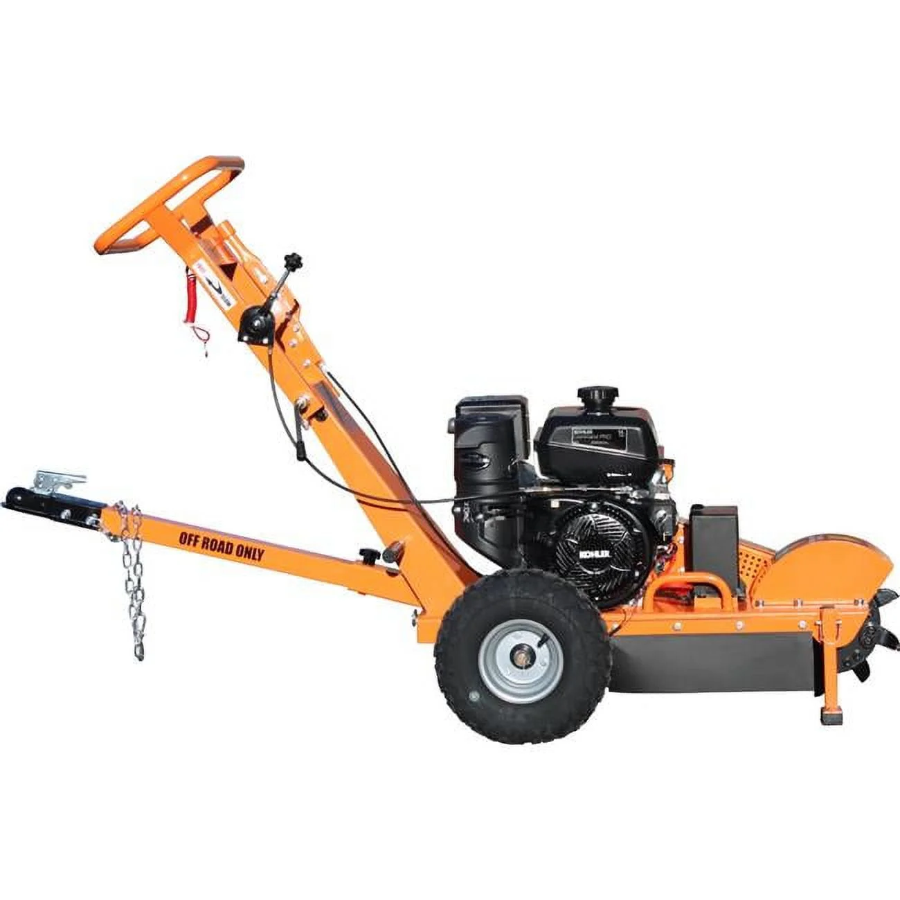 PowerKing PK0803-EH 10 in. 14HP Stump Grinder Chipper Shredder with Extra Teeth