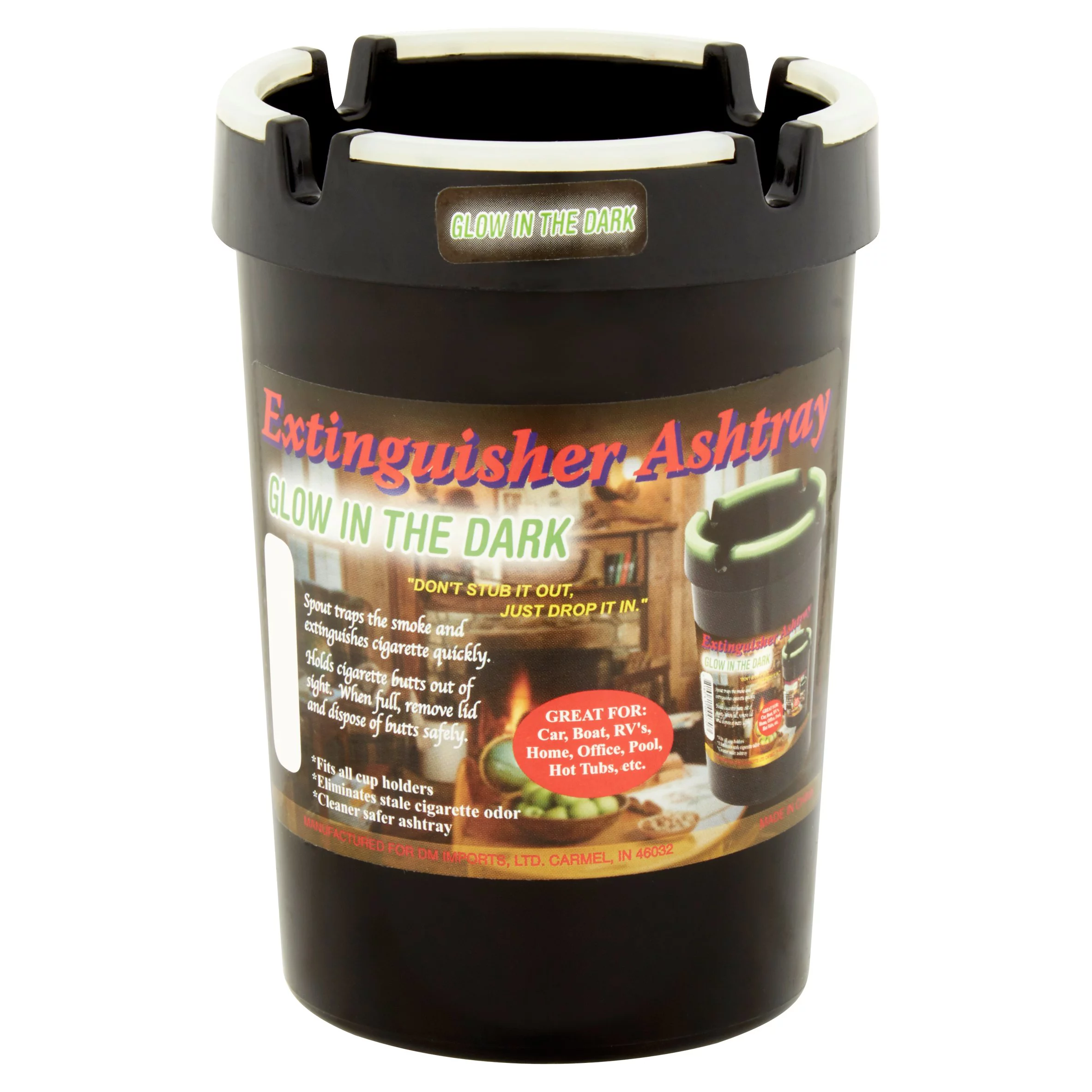 V.I.P. Glow in the Dark Extinguisher Ashtray