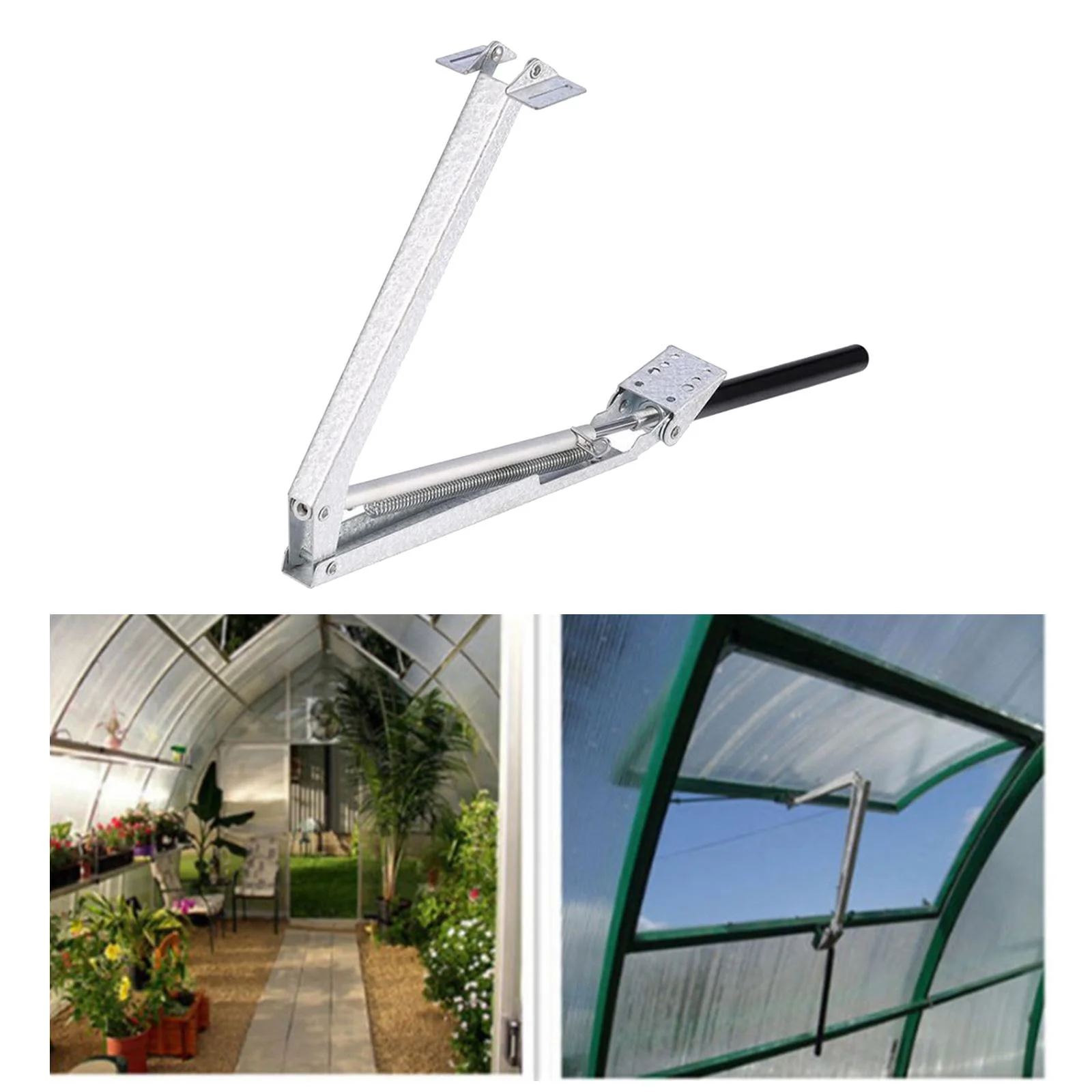 Solar Sensing Automatic Greenhouse Window Opener Spring Auto Opening Tool, Automatically Opening Closing